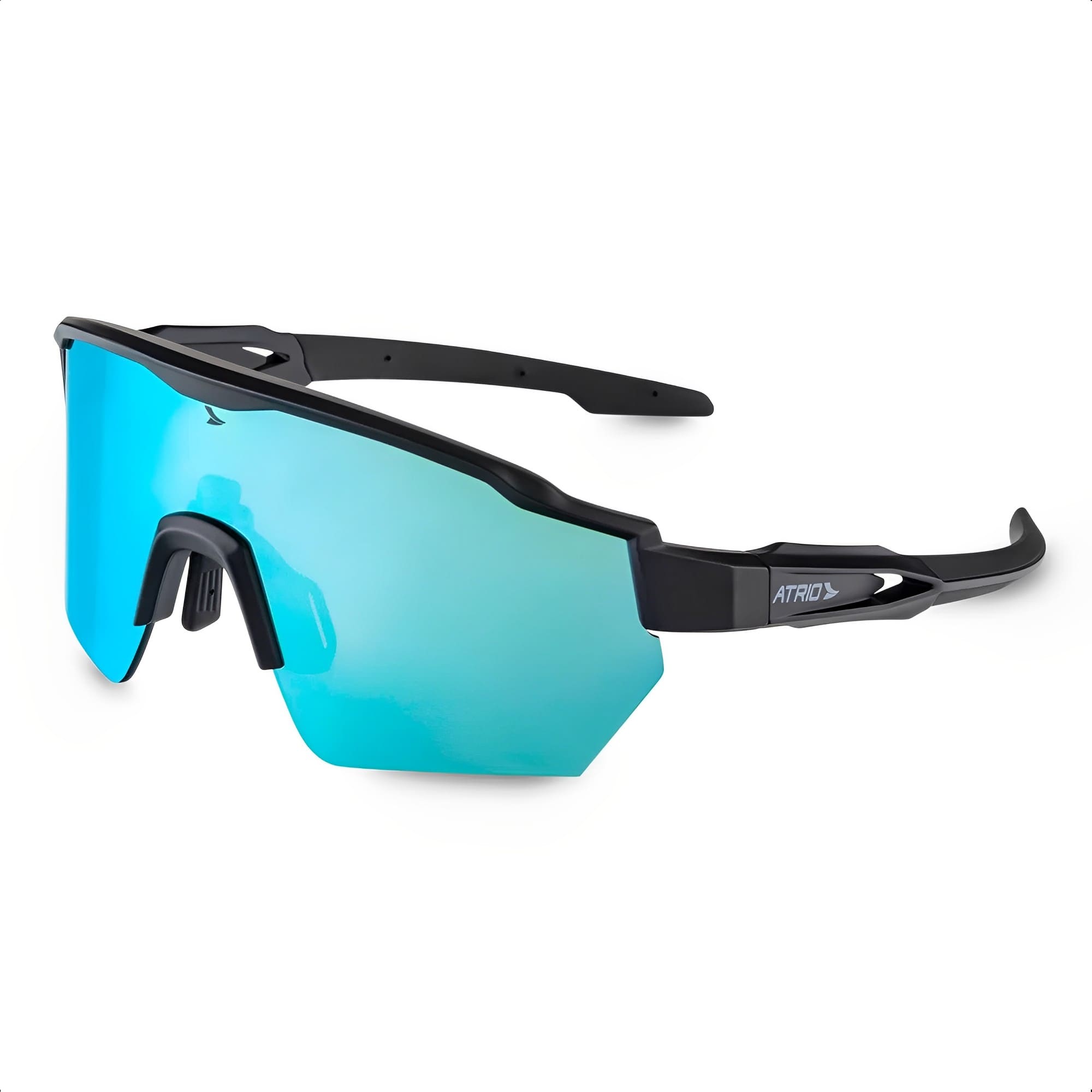 Óculos Esportivo Sprinter Lite Com Proteção UV400 E Kit3 Lentes Blue White Ciclismo Atrio - BI234