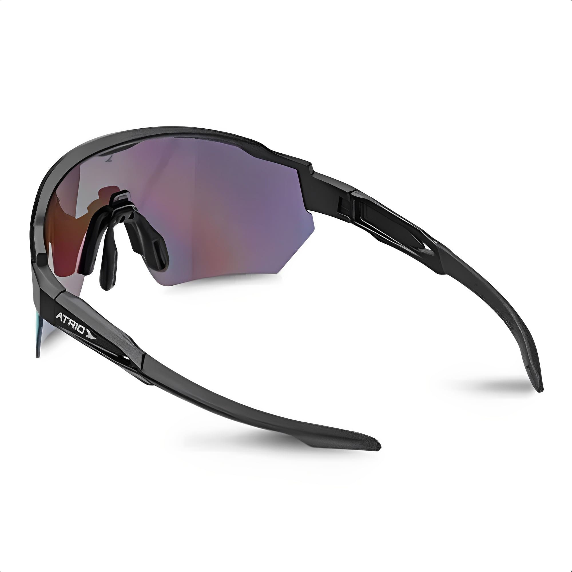 Óculos Esportivo Sprinter Lite Com Proteção UV400 E Kit3 Lentes Blue White Ciclismo Atrio - BI234