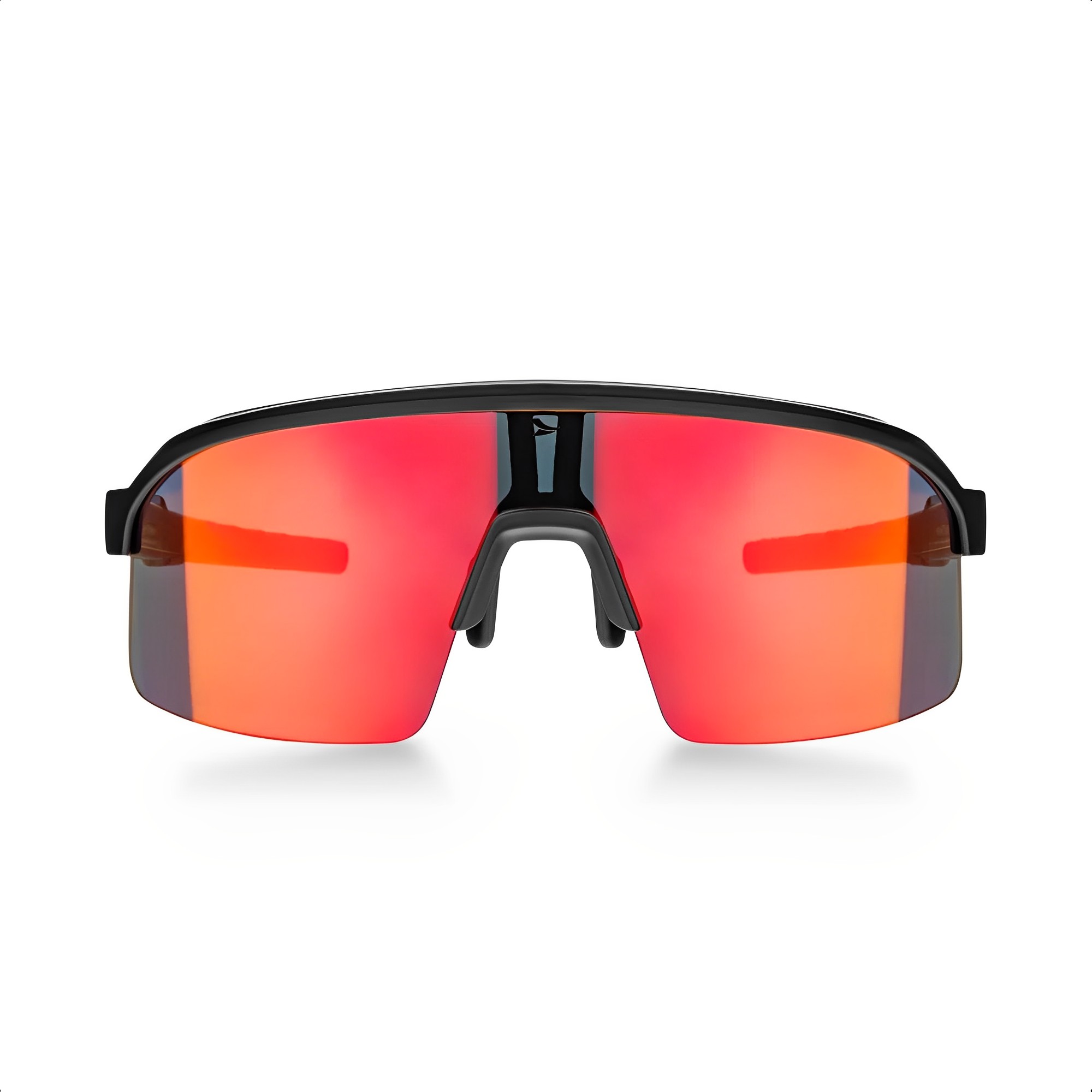 Óculos Race Lite Espelhado Versátil Com Proteção UV400 Black Red Ciclismo Moderno Atrio - BI238