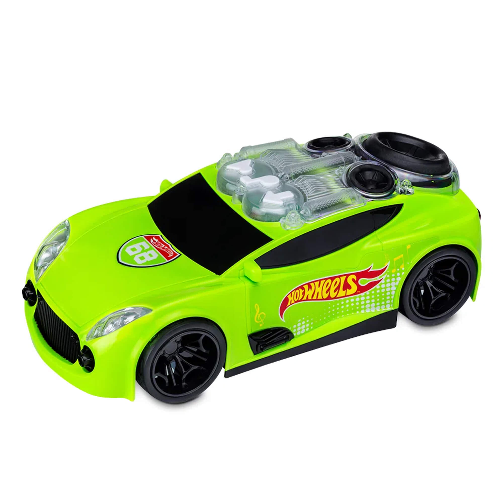 Brinquedo Carrinho Hot Wheels Carro de Som e Luz Verde Multikids - BR1432