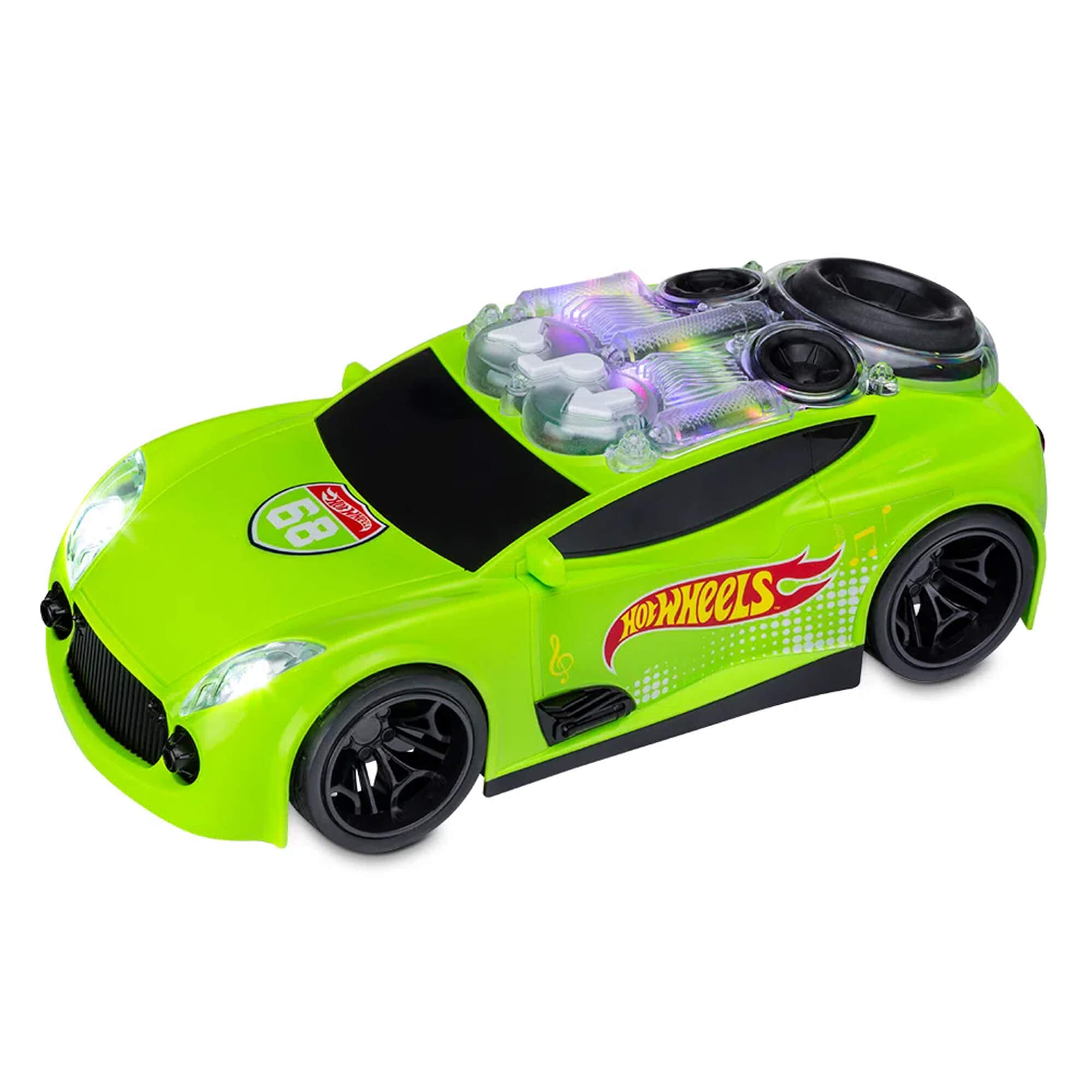 Brinquedo Carrinho Hot Wheels Carro de Som e Luz Verde Multikids - BR1432