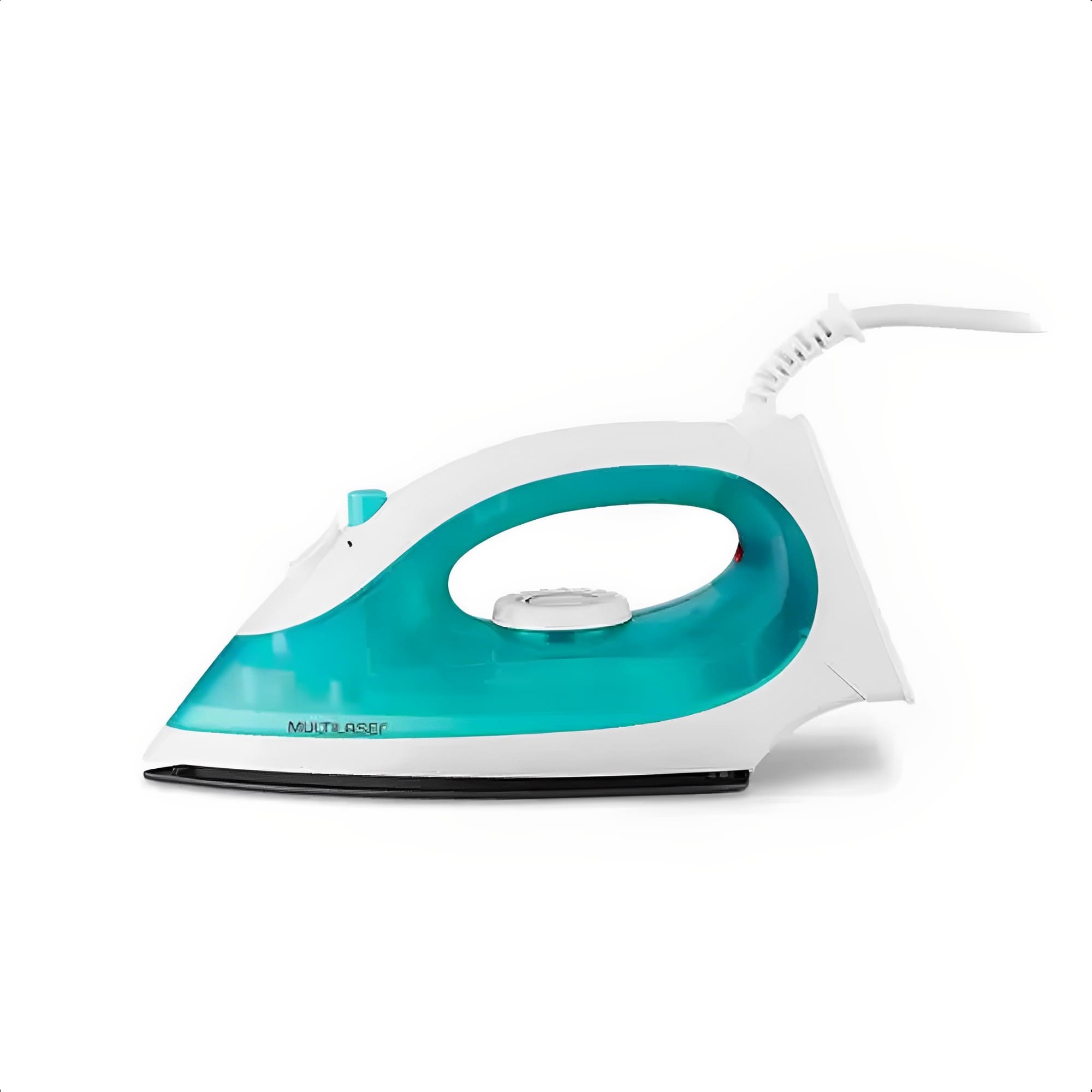 Ferro De Passar Roupa 2 em 1 Seco E A Vapor 220V Azul Com Base De Cerâmica Multilaser - HO317
