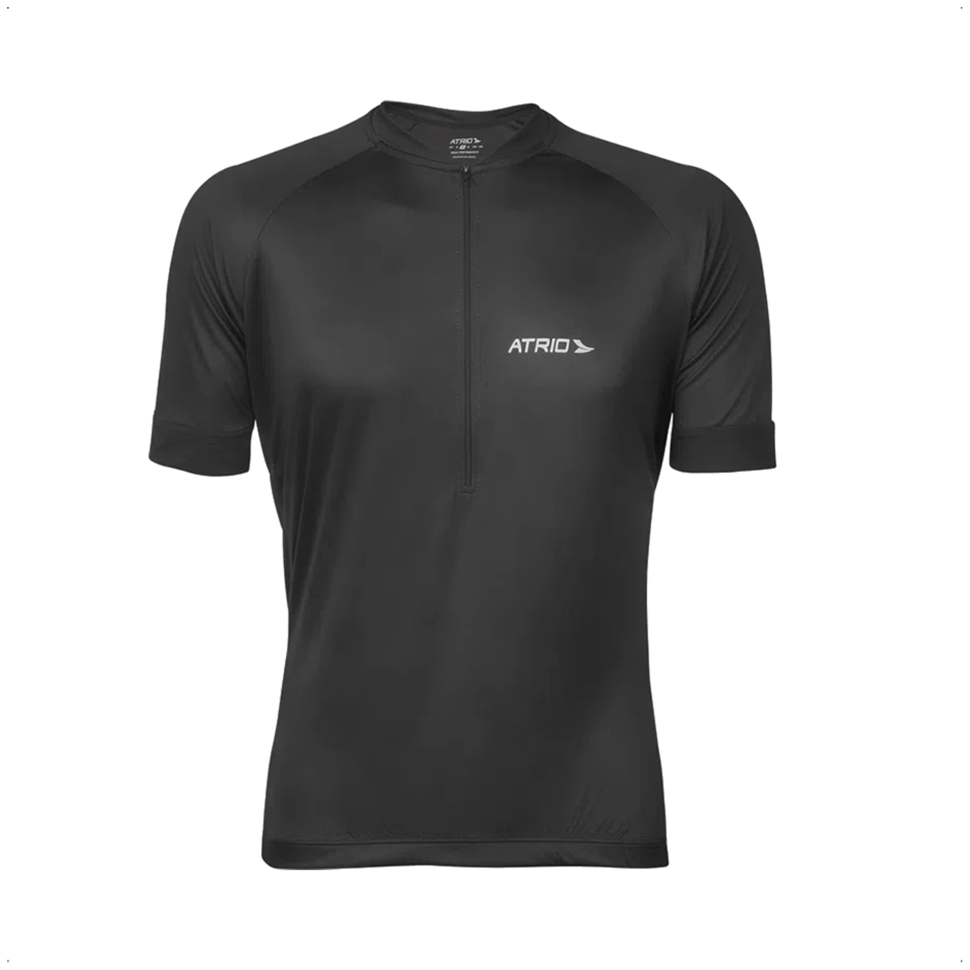 Camisa Ciclismo Masculina Tam GG Preta UV30+ Dryfit Sport Corrida Treino Academia Atrio VB004
