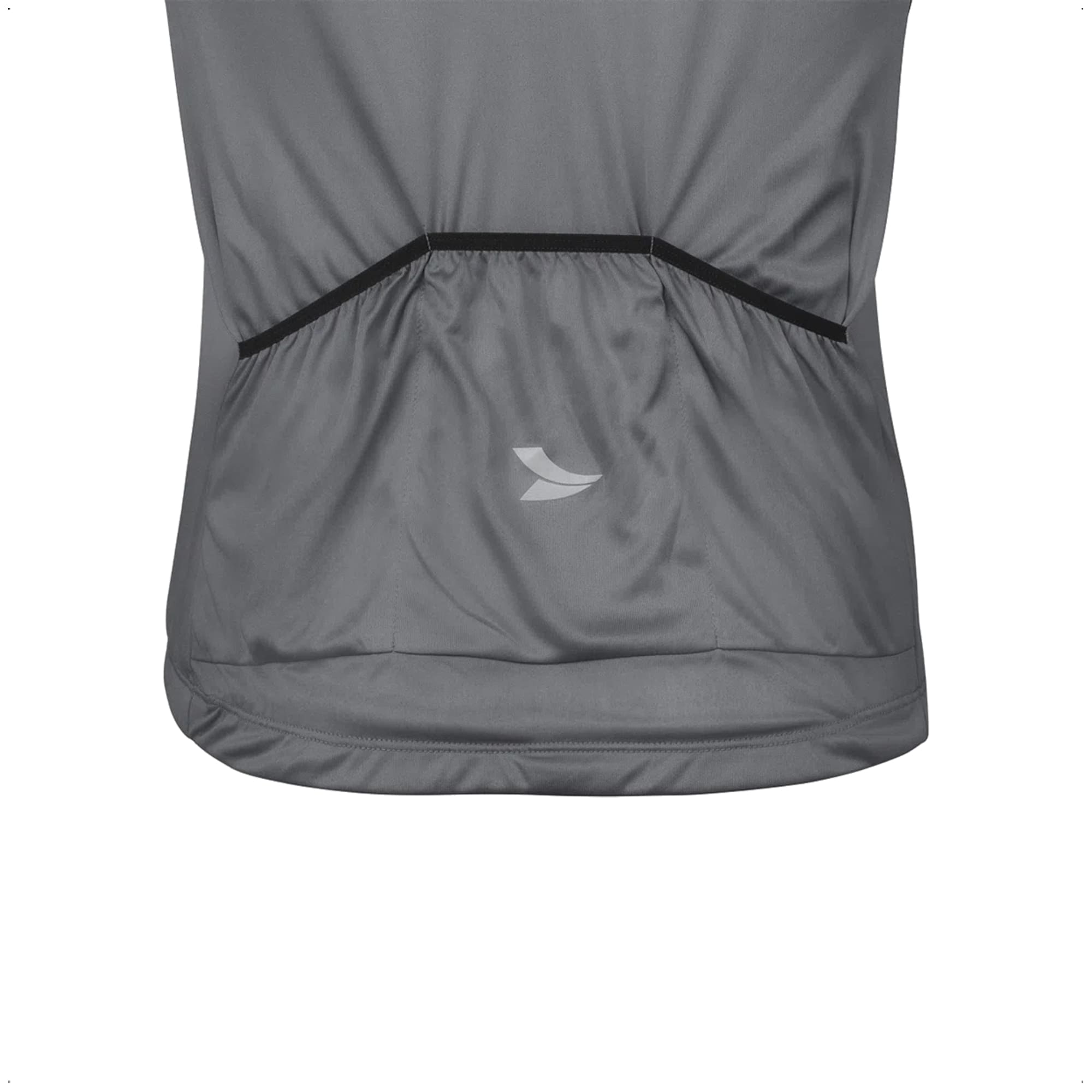 Camisa Ciclismo Masculina Tam G Cinza Chumbo UV30+ Dryfit Sport Corrida Academia Atrio VB008
