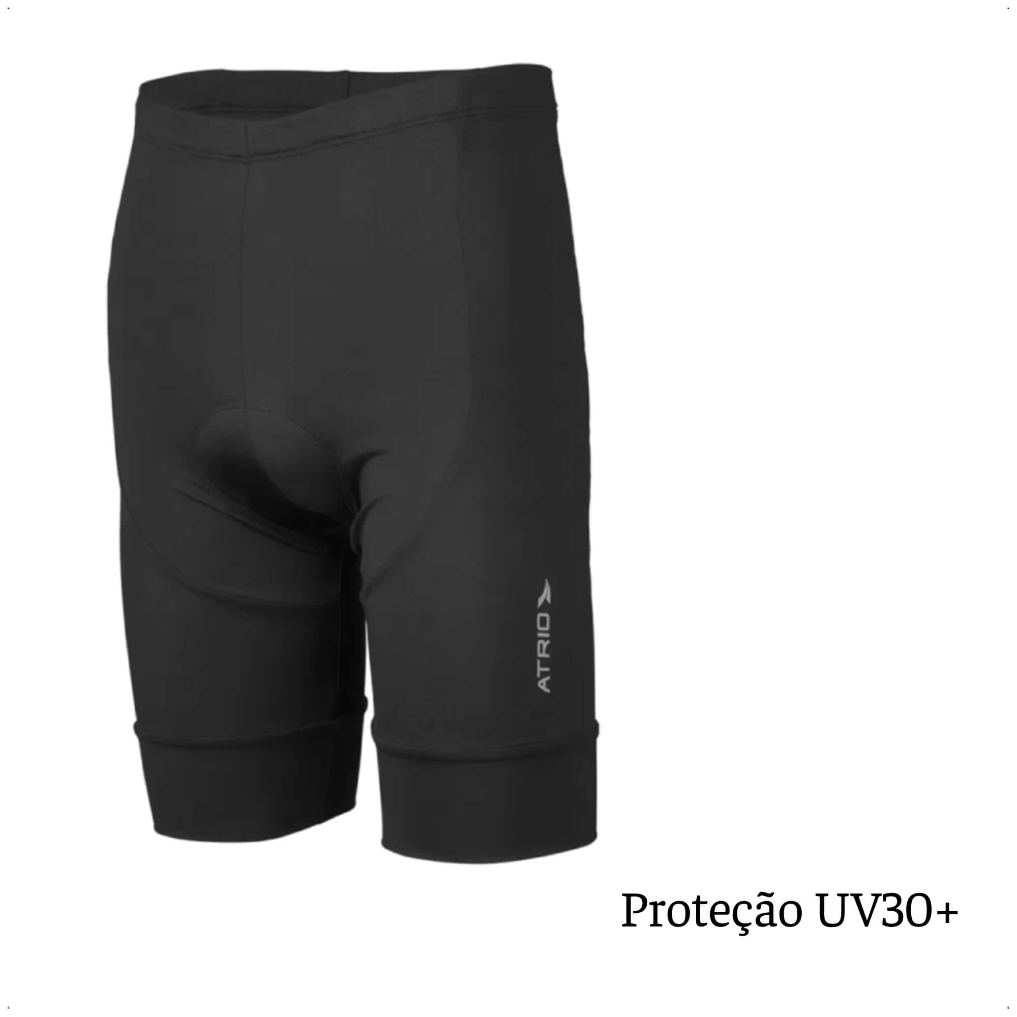 Bermuda Masculina Ciclismo GG Proteção UV30+ Confortável Corrida Academia - Atrio VB054