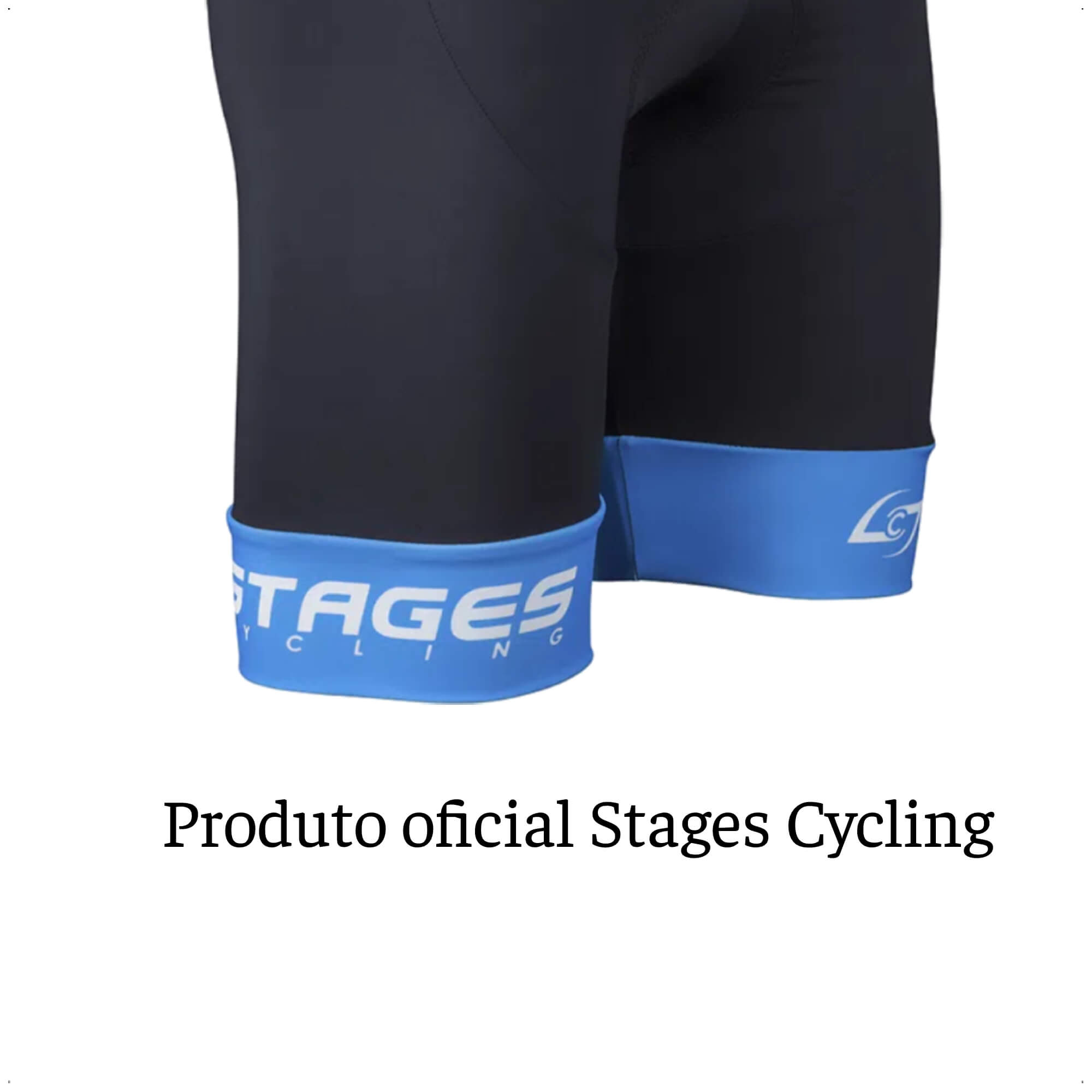 Bermuda de Ciclismo Stages Masculina Tam. G Preto Forro Bidensidade Proteção UV50+ Atrio - VB063