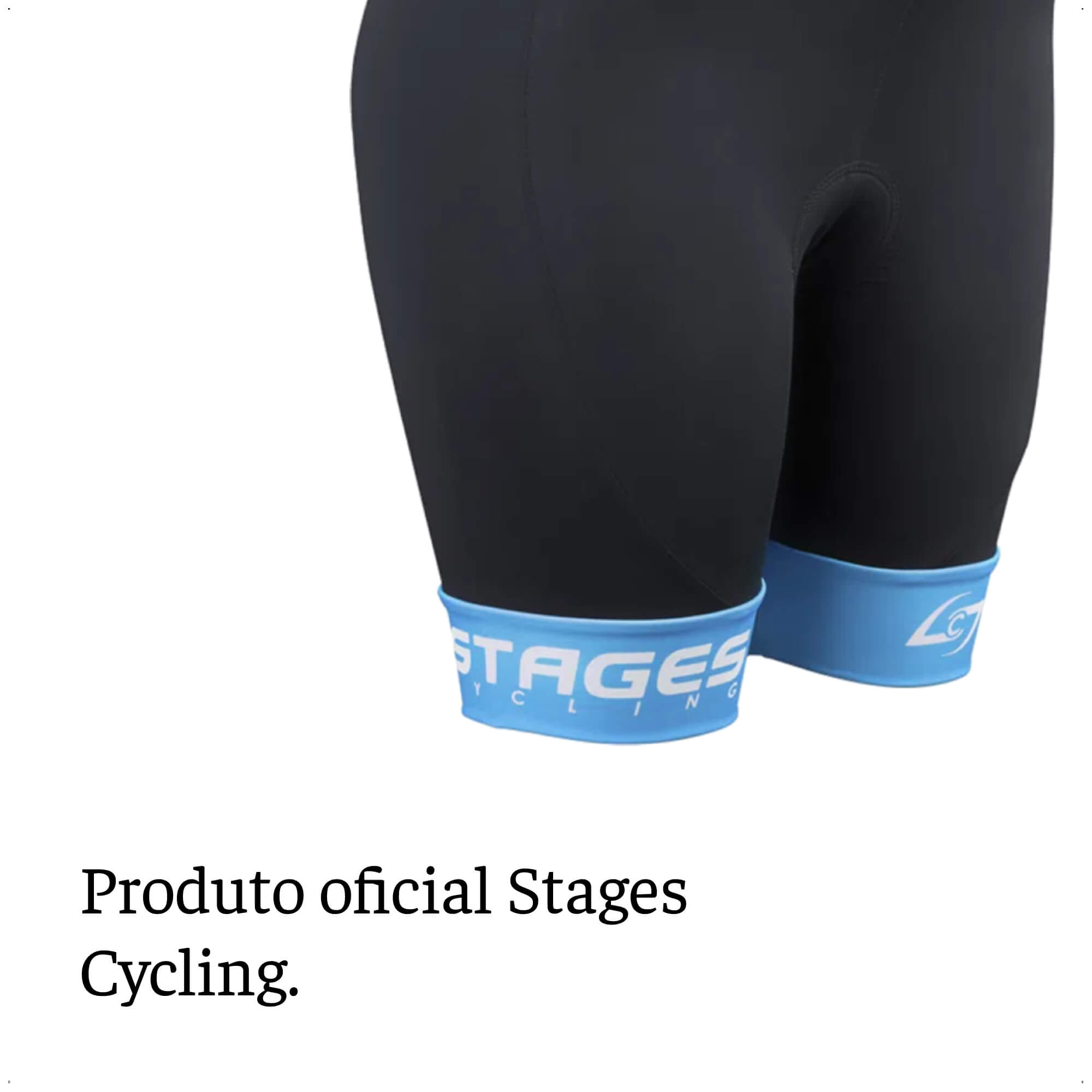 Bermuda de Ciclismo Stages Feminino Tam. GG Preto Forro Bidensidade Proteção UV50+ Atrio - VB070
