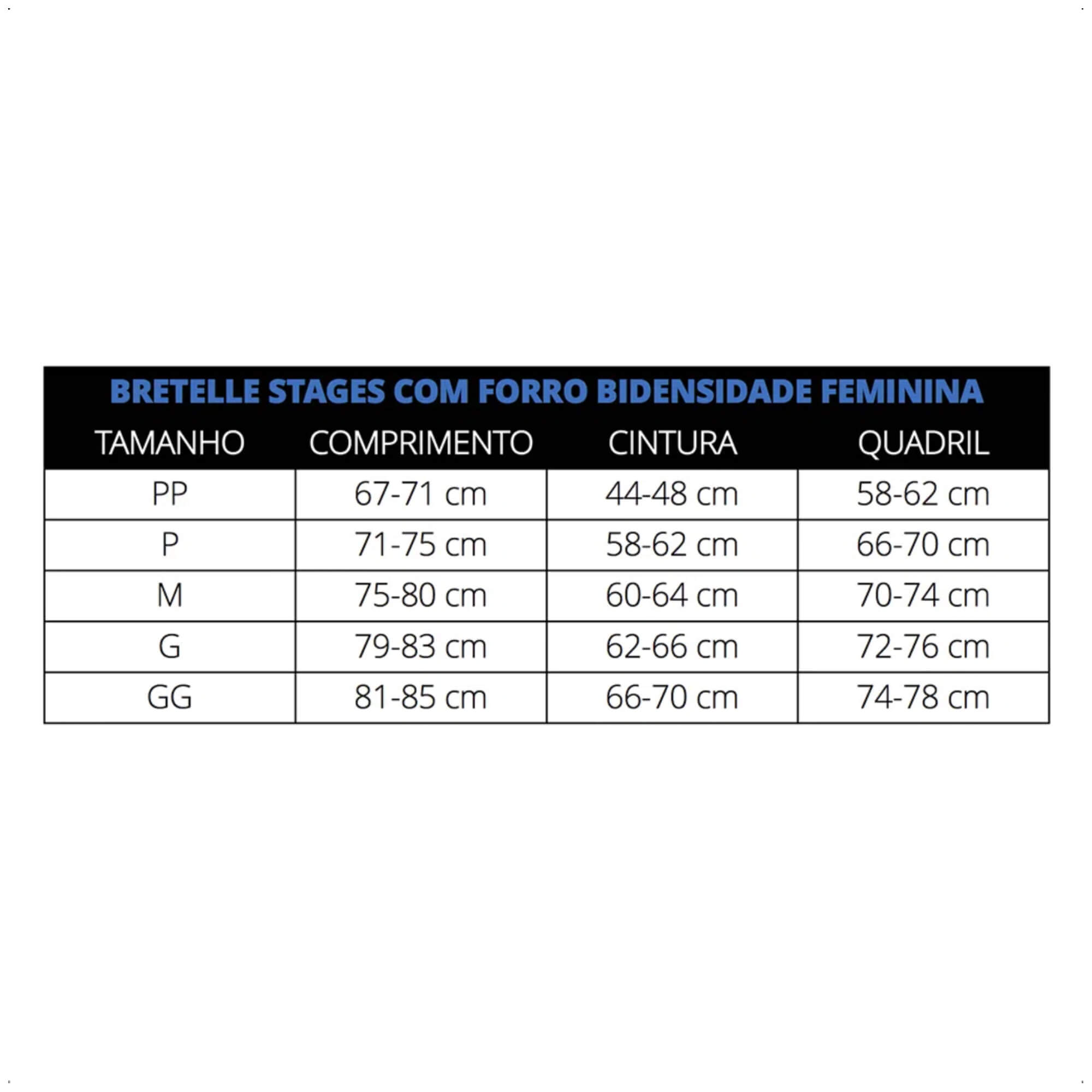 Bretelle de Ciclismo Stages Feminino Tam. PP Preto Forro Bidensidade Proteção UV50+ Atrio - VB076