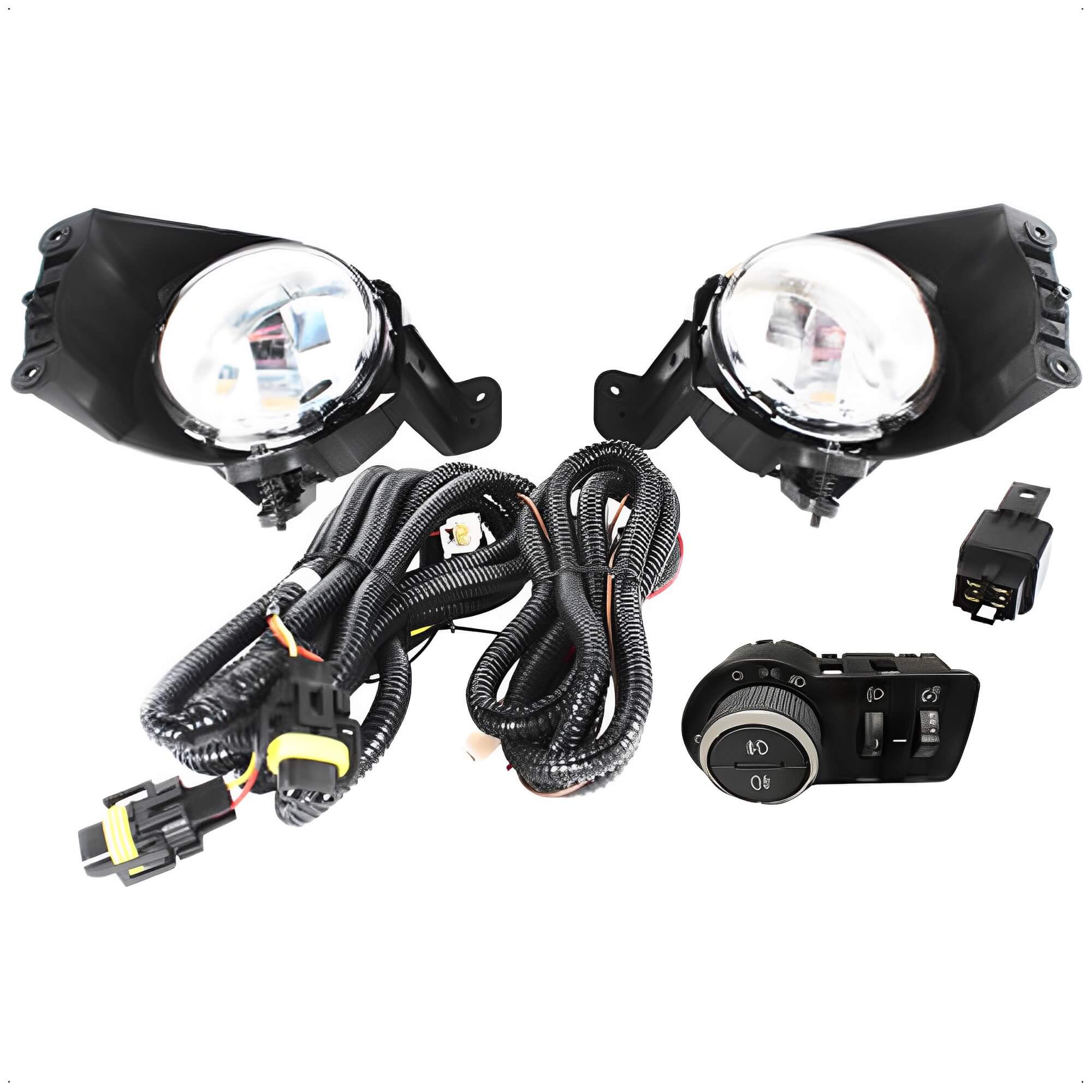 Kit de Farol Auxiliar S10/Trailblazer 2017/GM Spin 2019 Original c/ Regulagem Shocklight-SL-042910