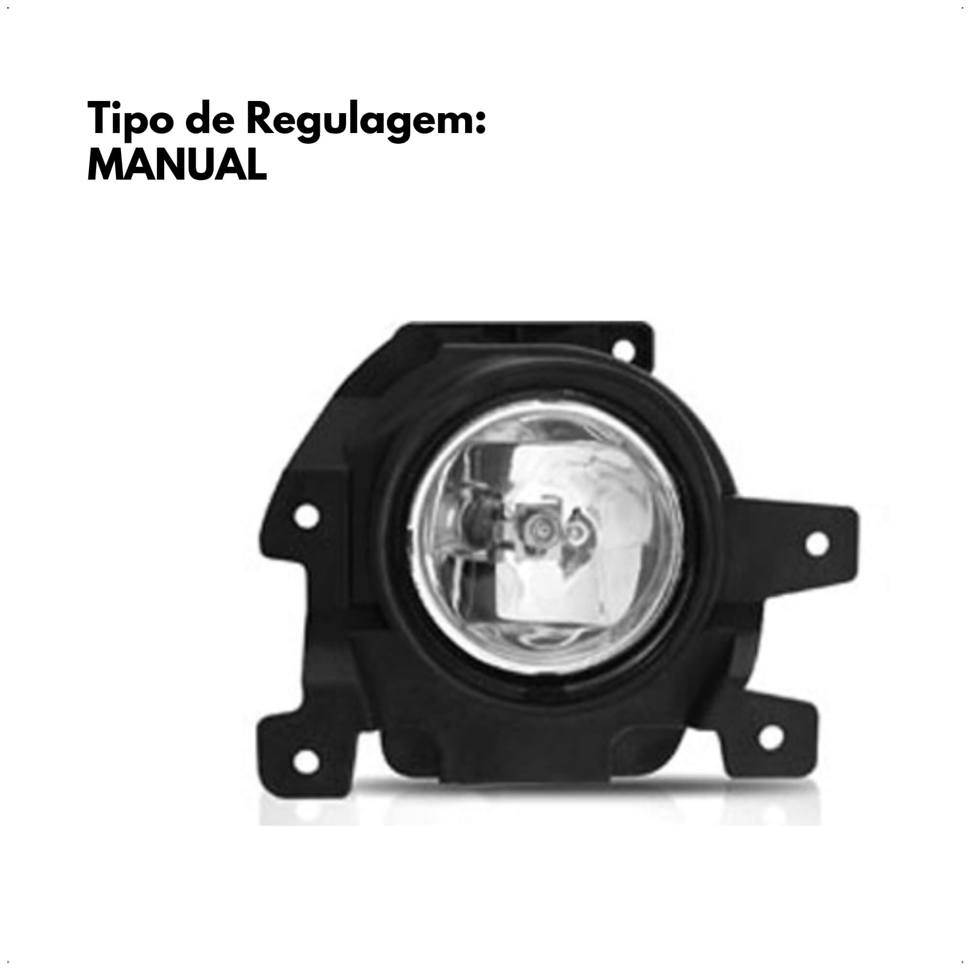 Kit de Farol Auxiliar Strada Working 2014 em diante Botão Modelo Universal Shocklight - SL-091410U