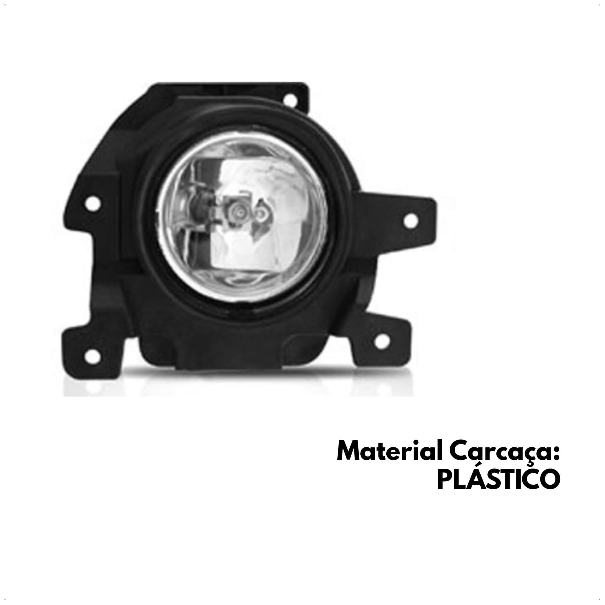 Kit de Farol Auxiliar Strada Working 2014 em diante Botão Modelo Universal Shocklight - SL-091410U