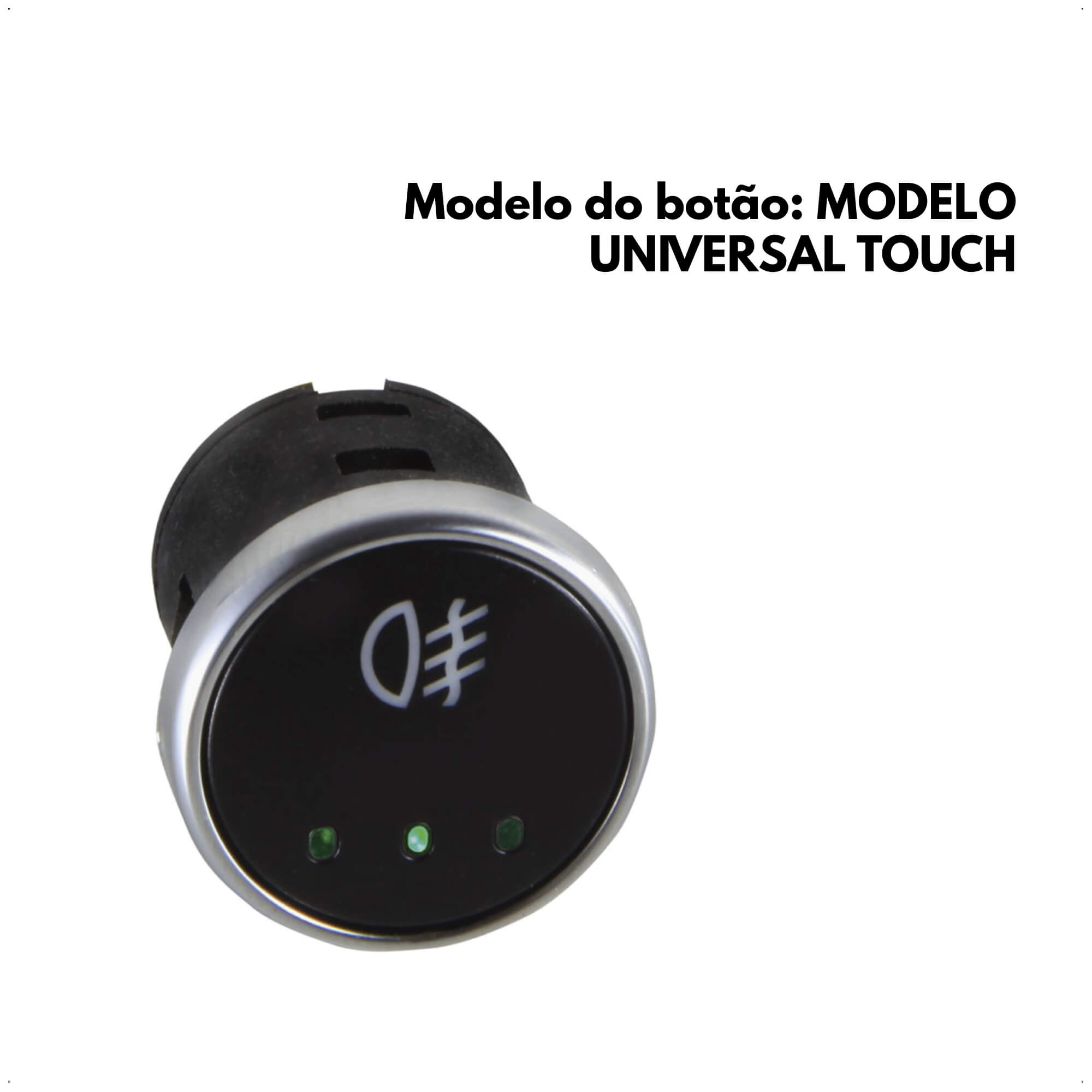 Kit de Farol Auxiliar Strada 2020 em diante Botão Modelo Universal Shocklight - SL-091810U