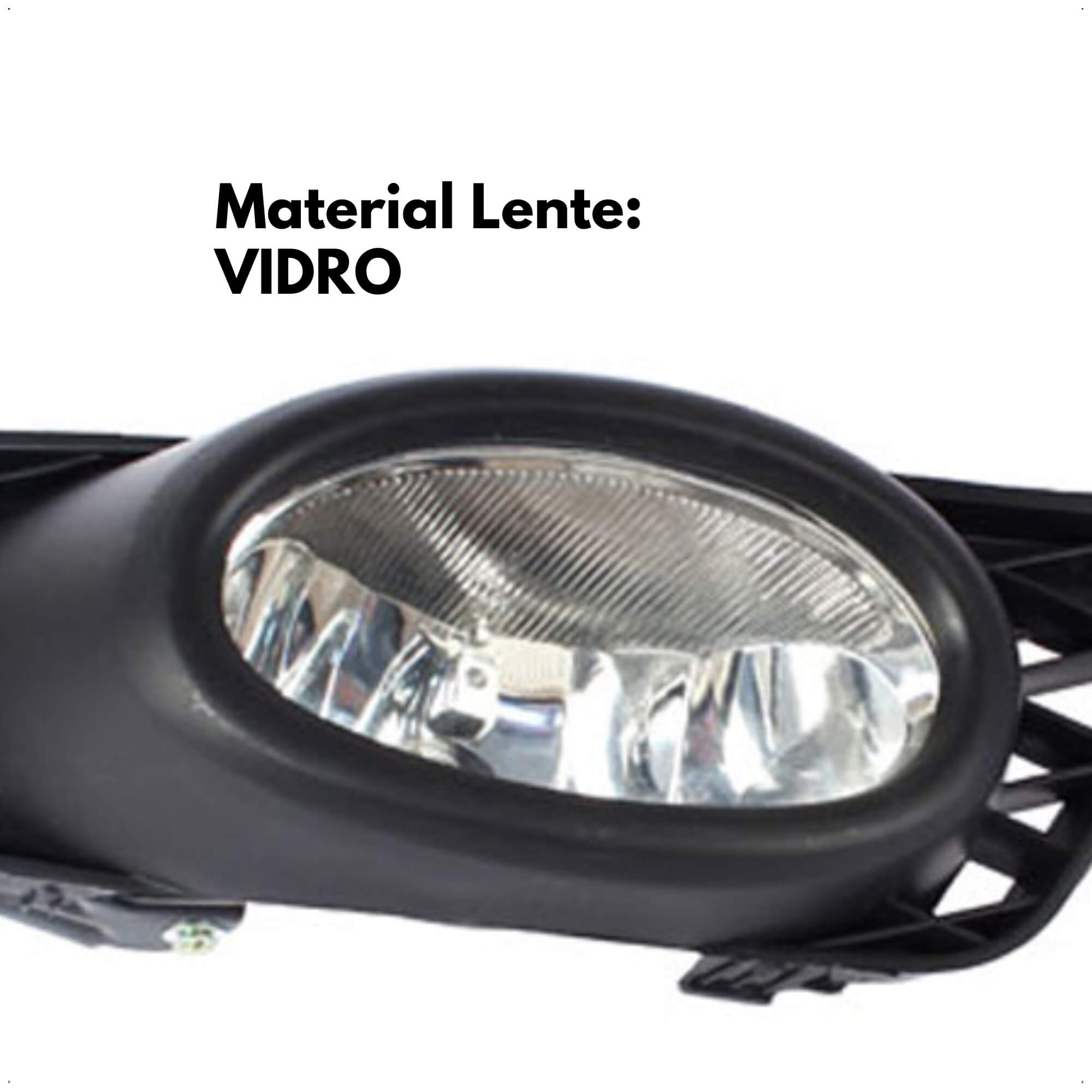 Kit Farol Auxiliar New Civic 2009 2010 2011 Botão Modelo Compatível Shocklight - SL-110210 I