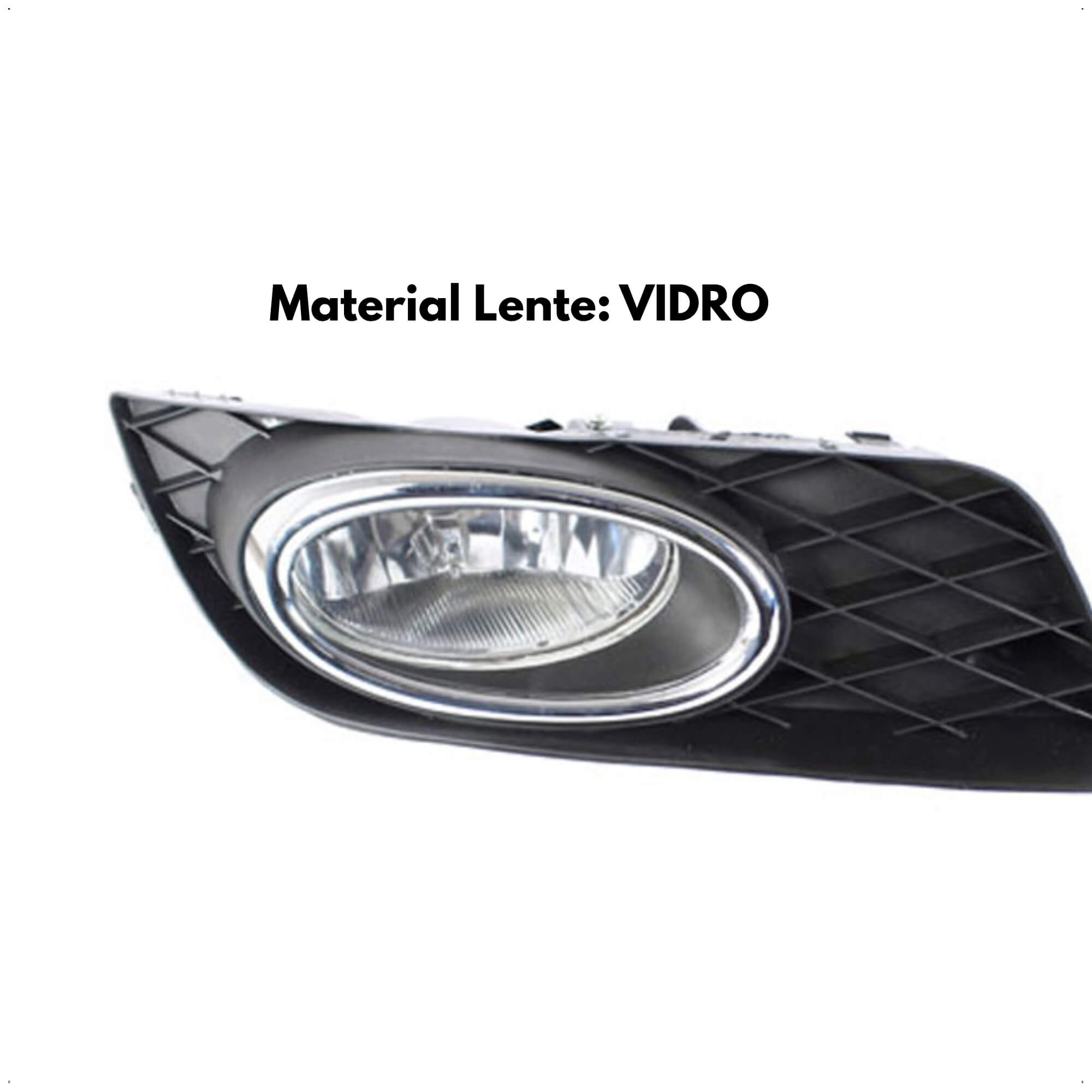 Kit Farol Milha Auxiliar New Civic 2012 2013 2014 Botão Modelo Compatível Shocklight - SL-110610 I