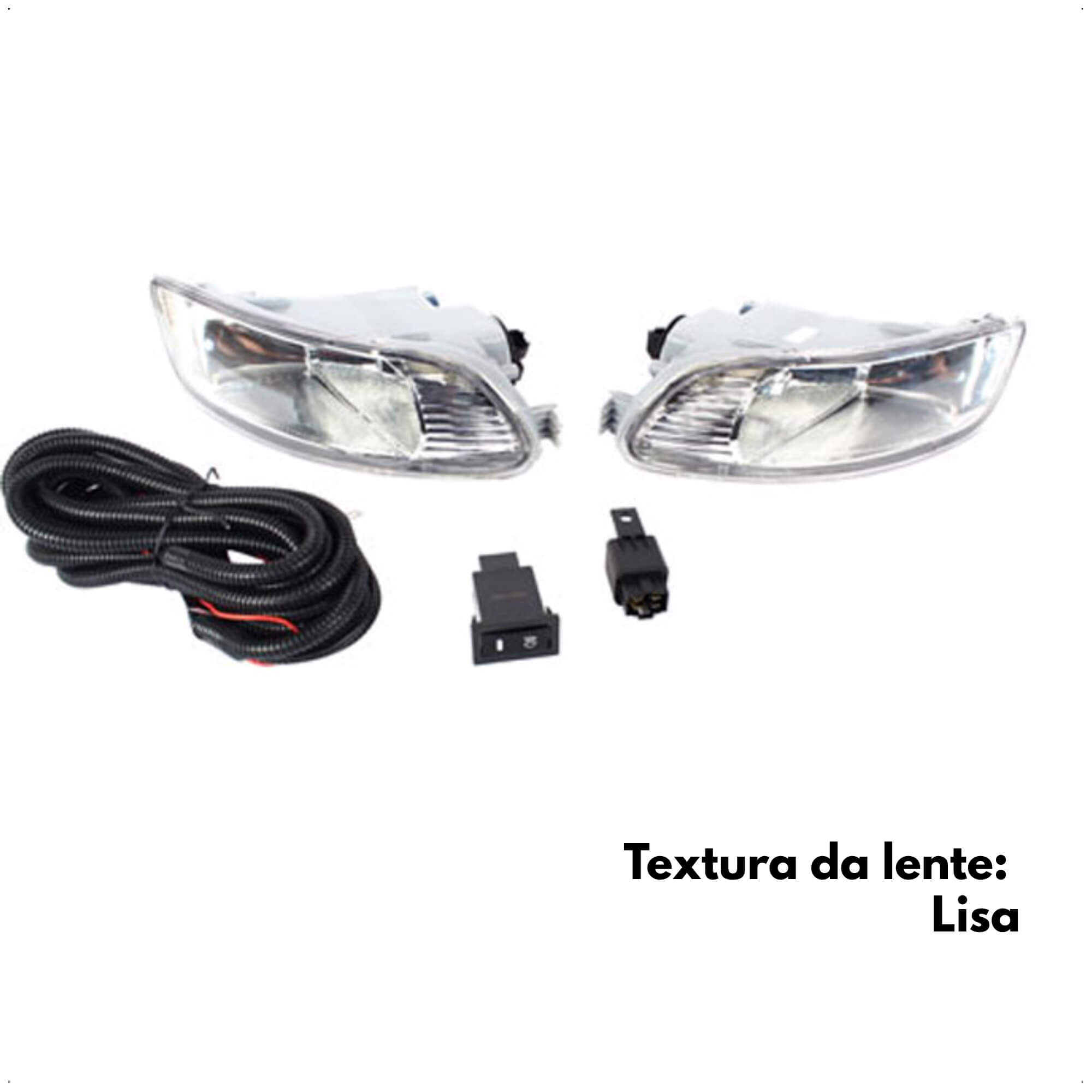 Kit de Farol Auxiliar Toyota Corolla 2005/2008/Fielder 2008/2009 H3 12V-55W Shocklight SL-250210 I