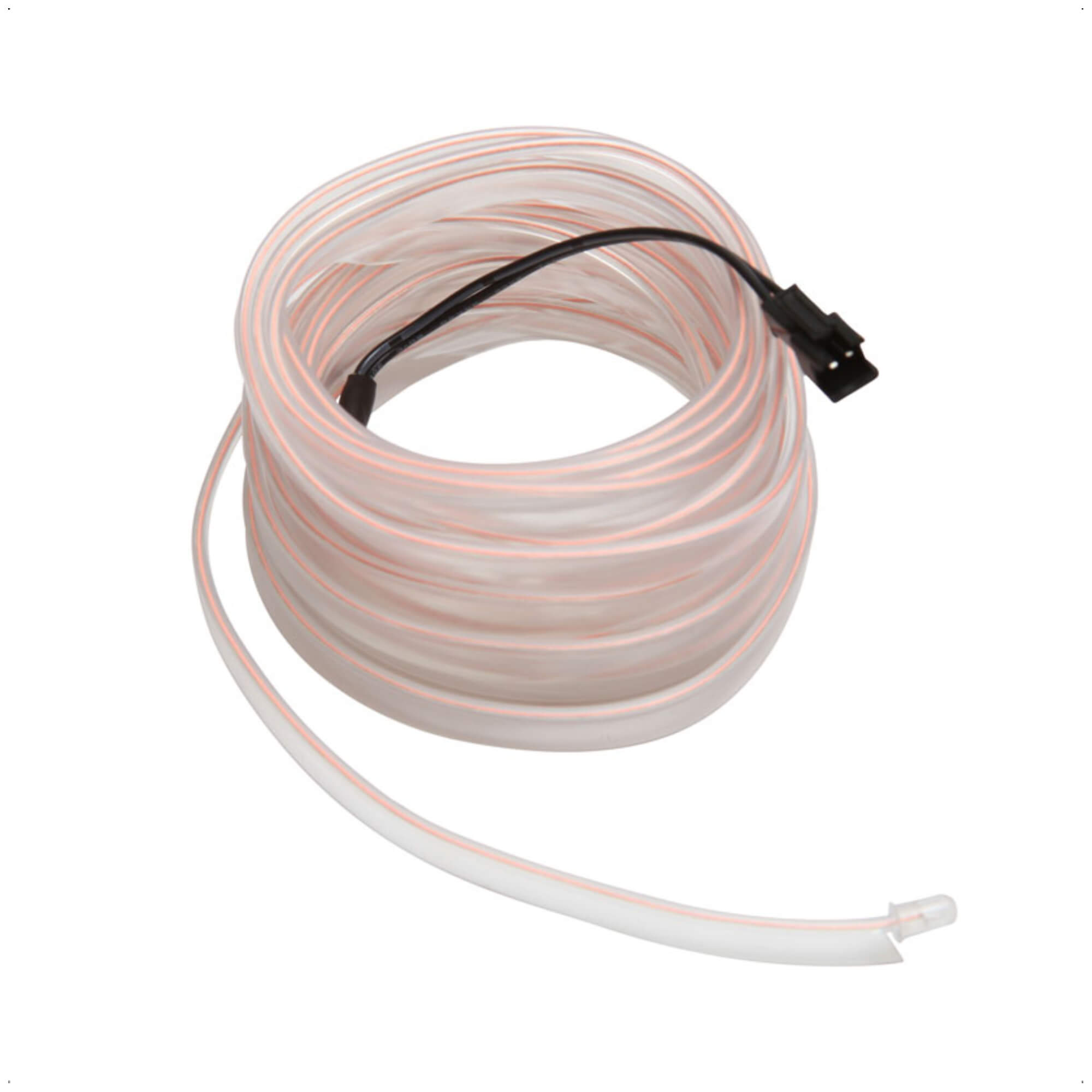 Fita Neon Branca Automotiva 3 Metros Fibra Óptica 12V Shocklight SL-FTBC-3