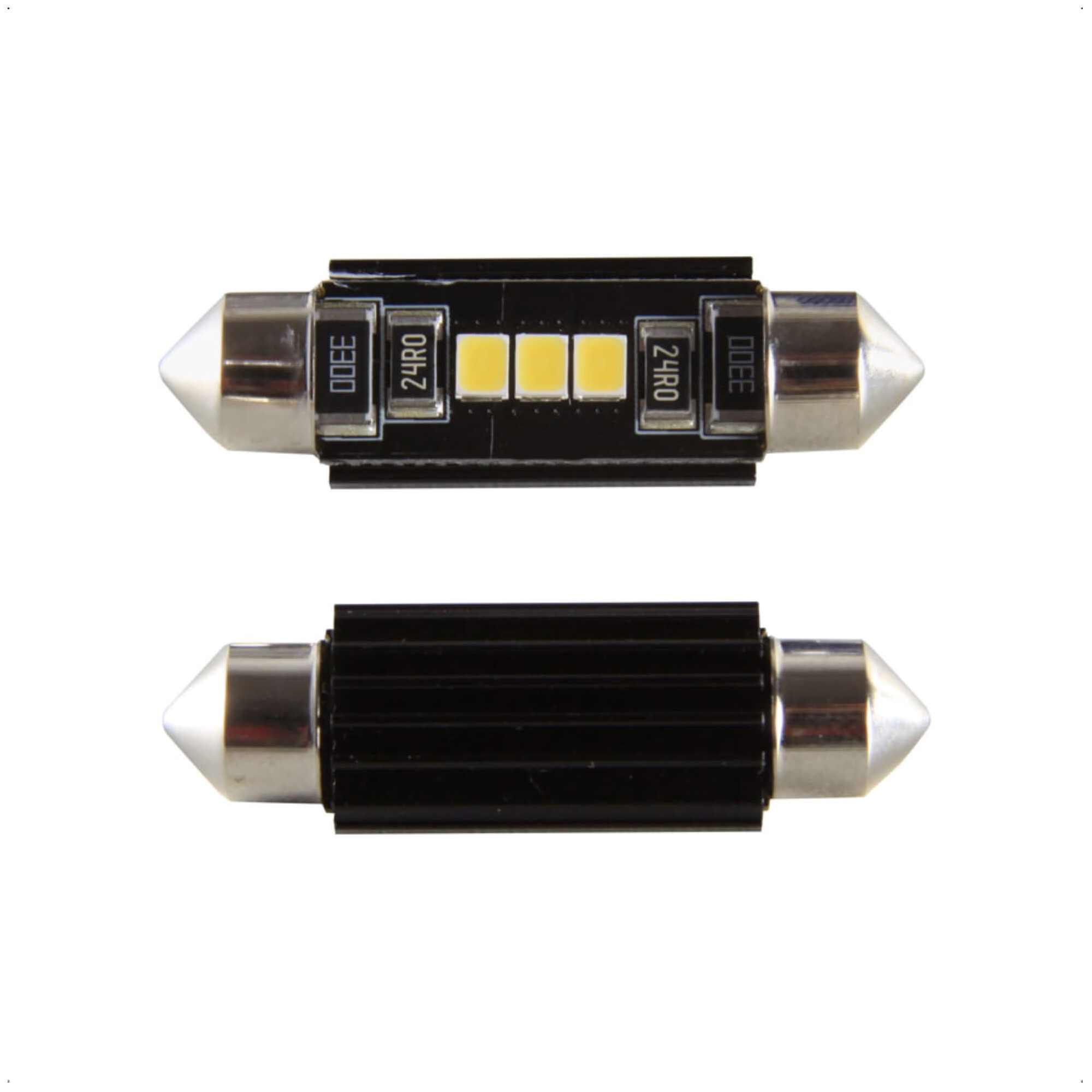 Lâmpada Led Torpedo 3 SMD-2835 36MM 12V 400 Lumens IP65 Alumínio Shocklight - SLL-1236