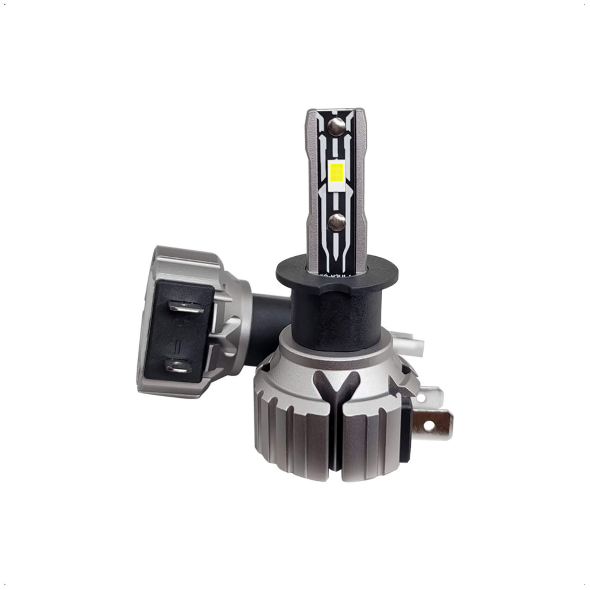 Par de Lâmpadas Ultra LED S16 Nano H3 6000K 12V 40W 4200 Lumens Shocklight -  SLL-160003