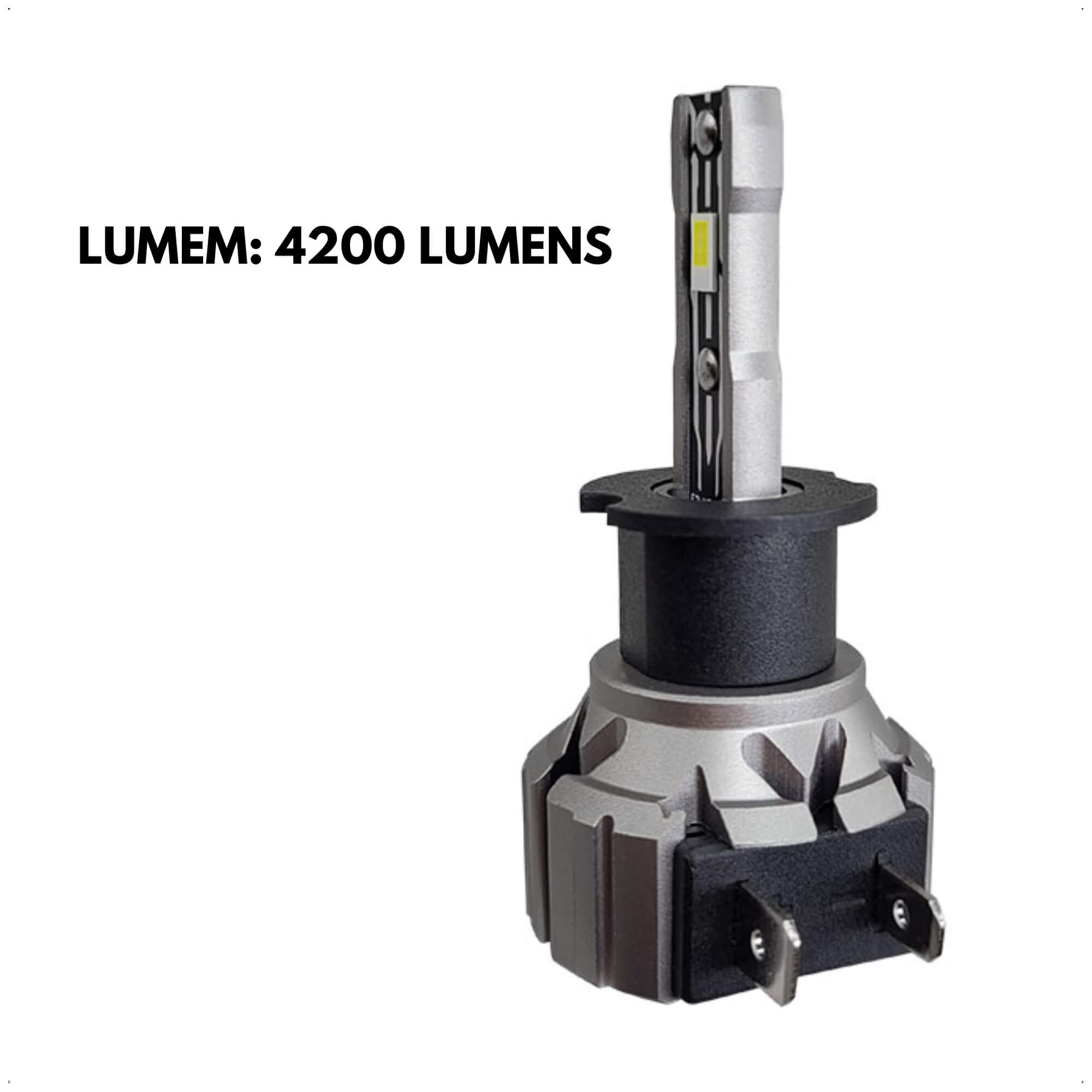 Par de Lâmpadas Ultra LED S16 Nano H3 6000K 12V 40W 4200 Lumens Shocklight -  SLL-160003