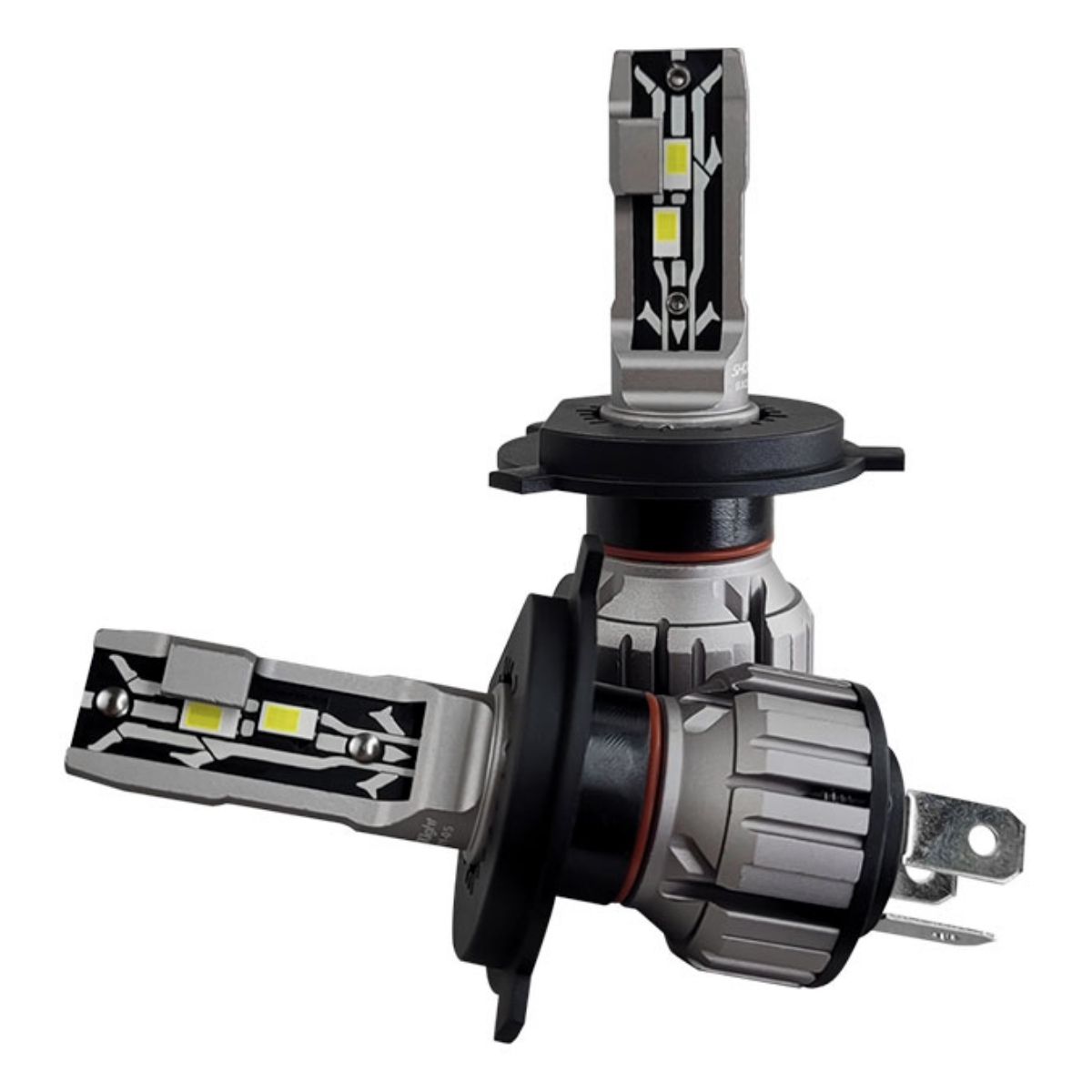 Par de Lâmpadas Ultra Led  S16 Nano H4 6000K 12V 40W 4200LM Shocklight SLL-160004