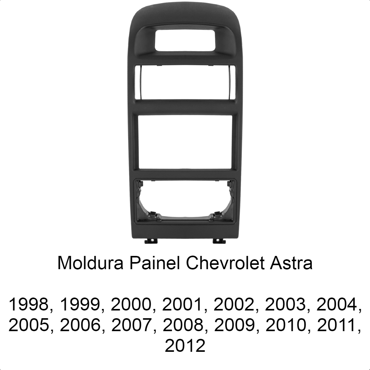 Moldura 2 Din 7 Polegadas Astra Com Ar Digital 1998 até 2012 Preto JP/CH Expex - EPX 192