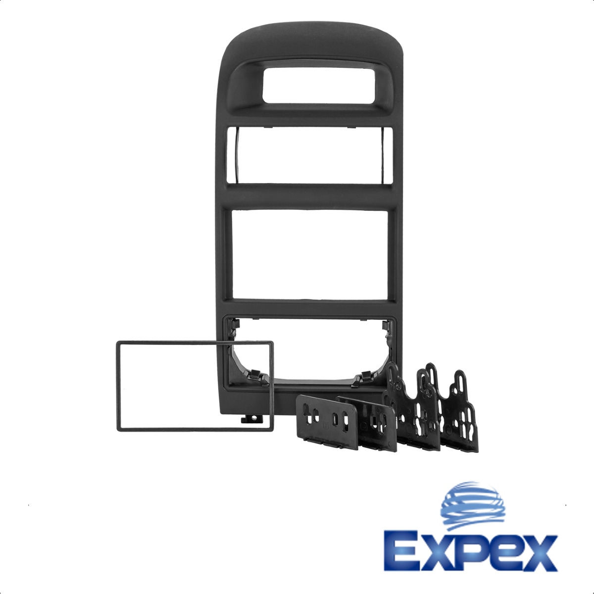 Moldura 2 Din 7 Polegadas Astra Com Ar Digital 1998 até 2012 Preto JP/CH Expex - EPX 192