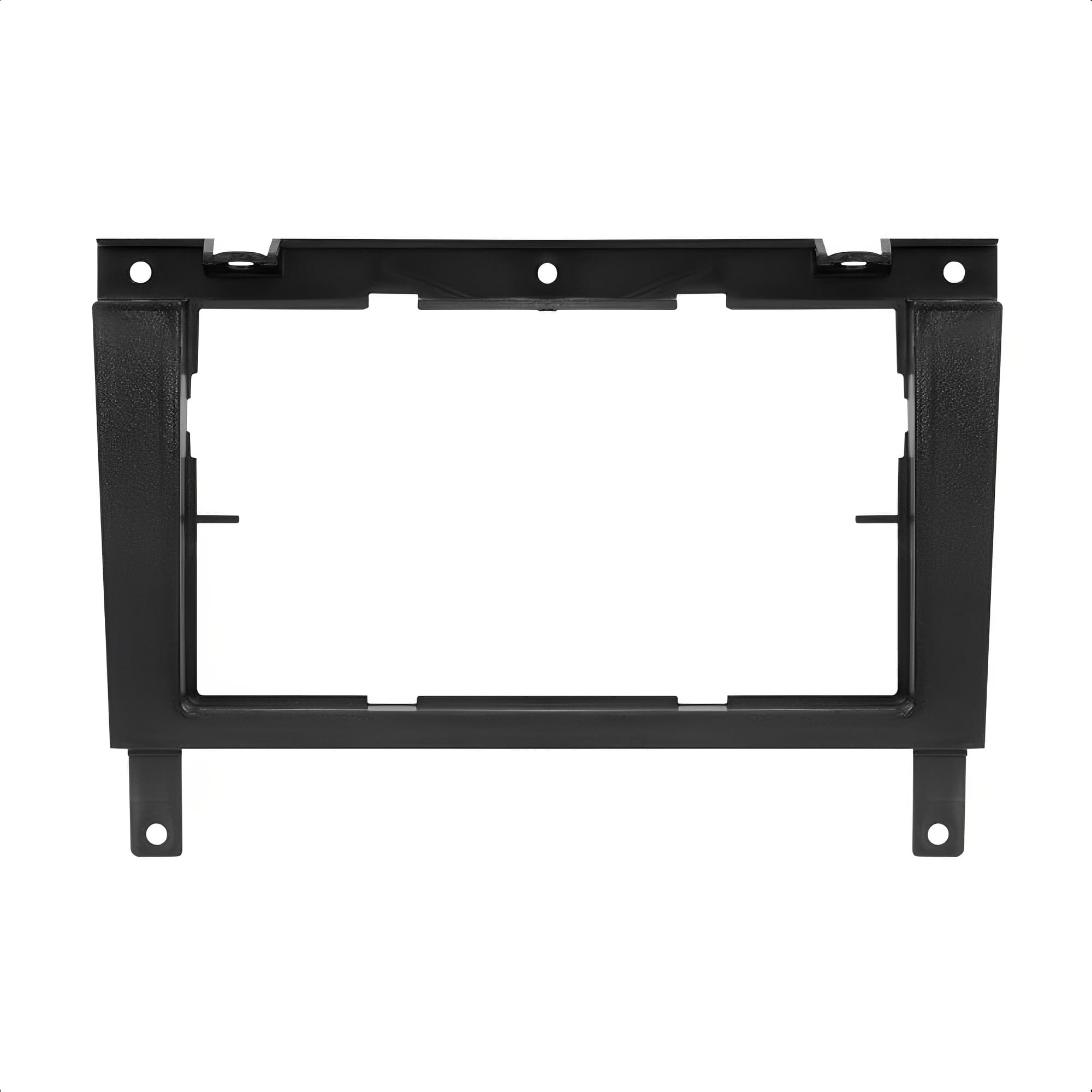 Moldura 1 Din Gol / Parati / Saveiro G3 1999-2005 Preta com porta objeto Expex - EPX 283