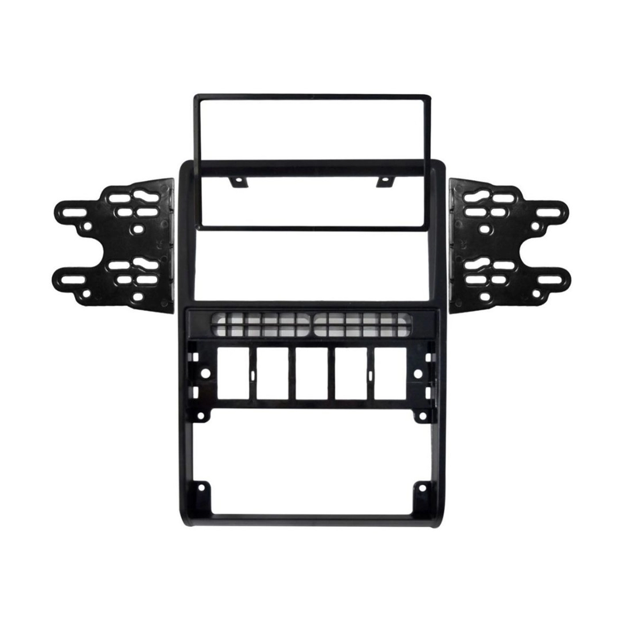 Moldura Gol G2 Volkswagen 2DIN JP/CH 1995 - 2005 Preto EPX 322 Expex