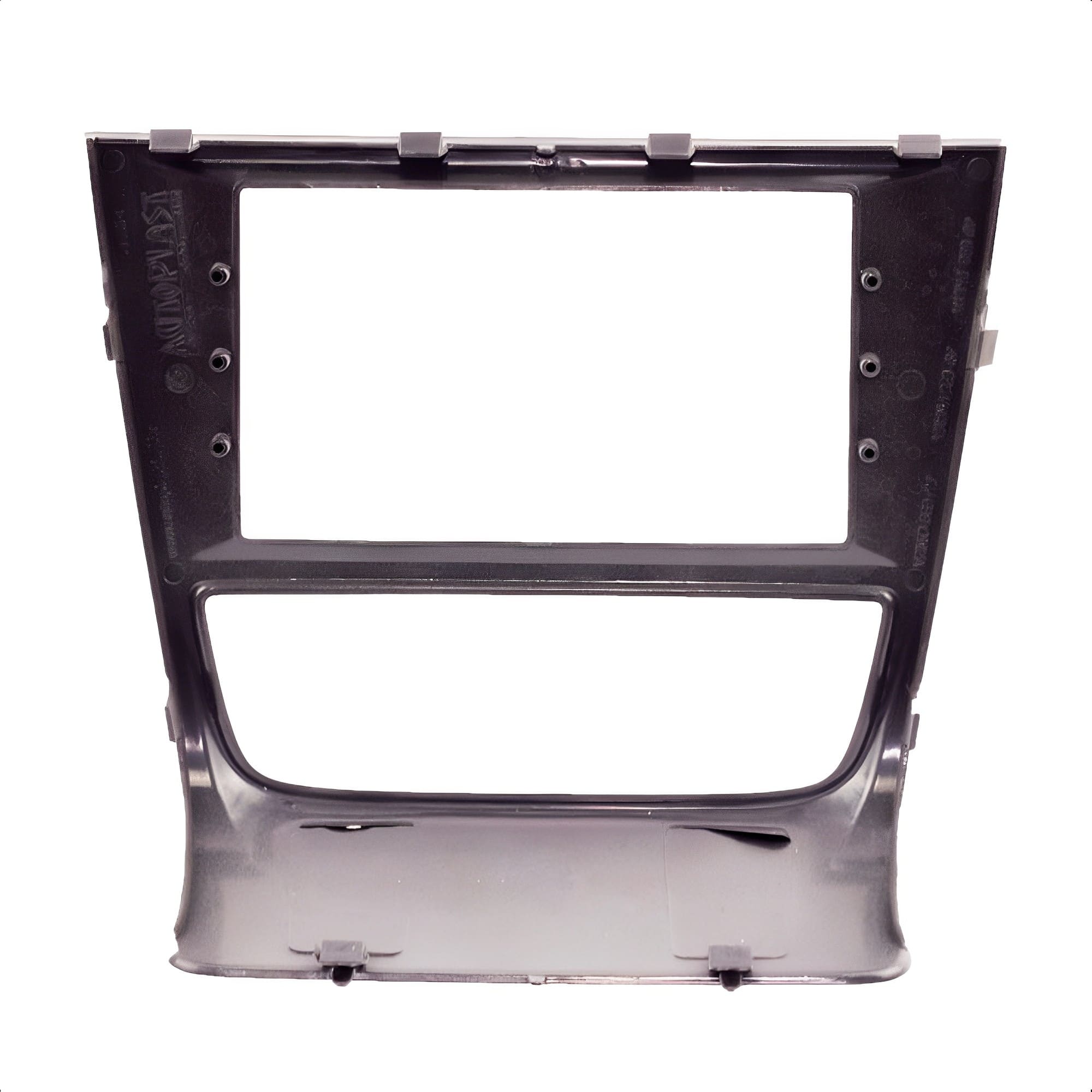 Moldura 2 Din Cinza Gol / Voyage / Saveiro G6 2013 / 2014 / 2015 Japonês / Chinês Expex - EPX 407