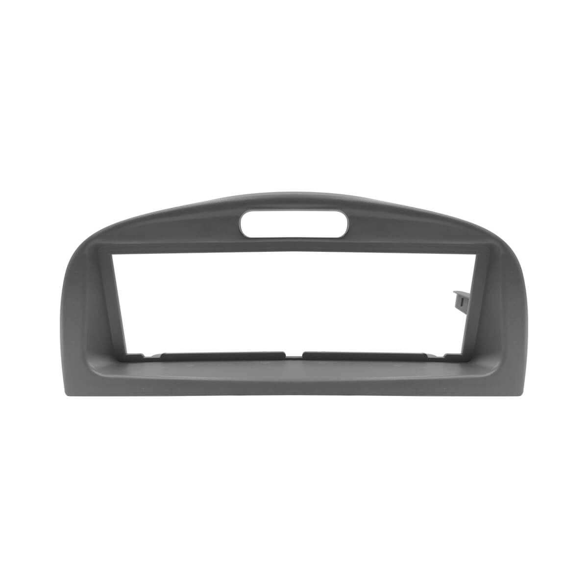 Moldura 1Din Cinza Palio/Siena/Strada/Weekend/Fire Economy Alojamento p/ Relógio Expex EPX FT-570