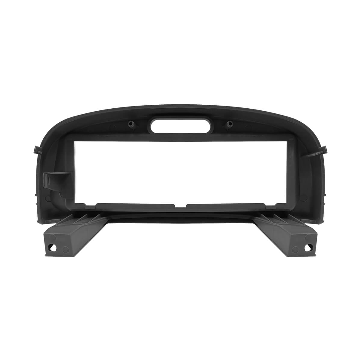 Moldura 1Din Cinza Palio/Siena/Strada/Weekend/Fire Economy Alojamento p/ Relógio Expex EPX FT-570