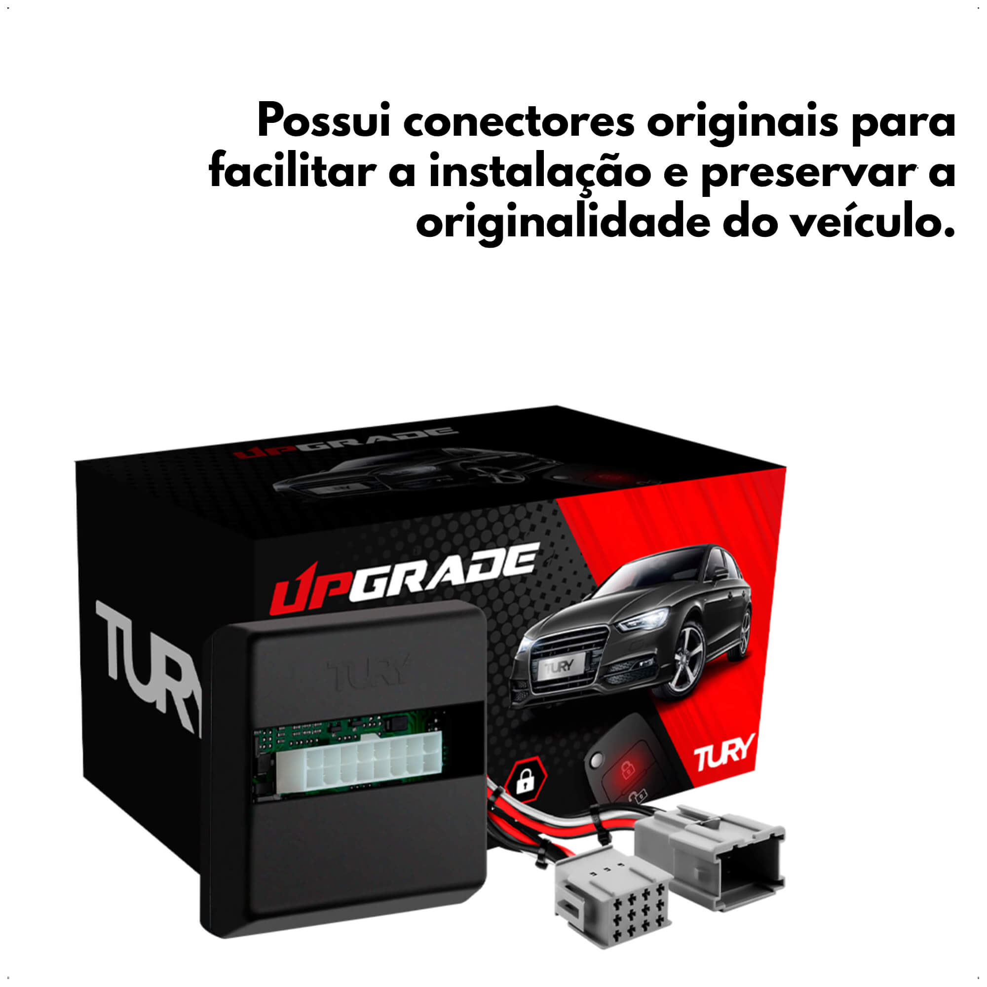 Módulo de Fechamento e Abertura dos Vidros e Inclinação de Retrovisor Tury - PARK4.21EB