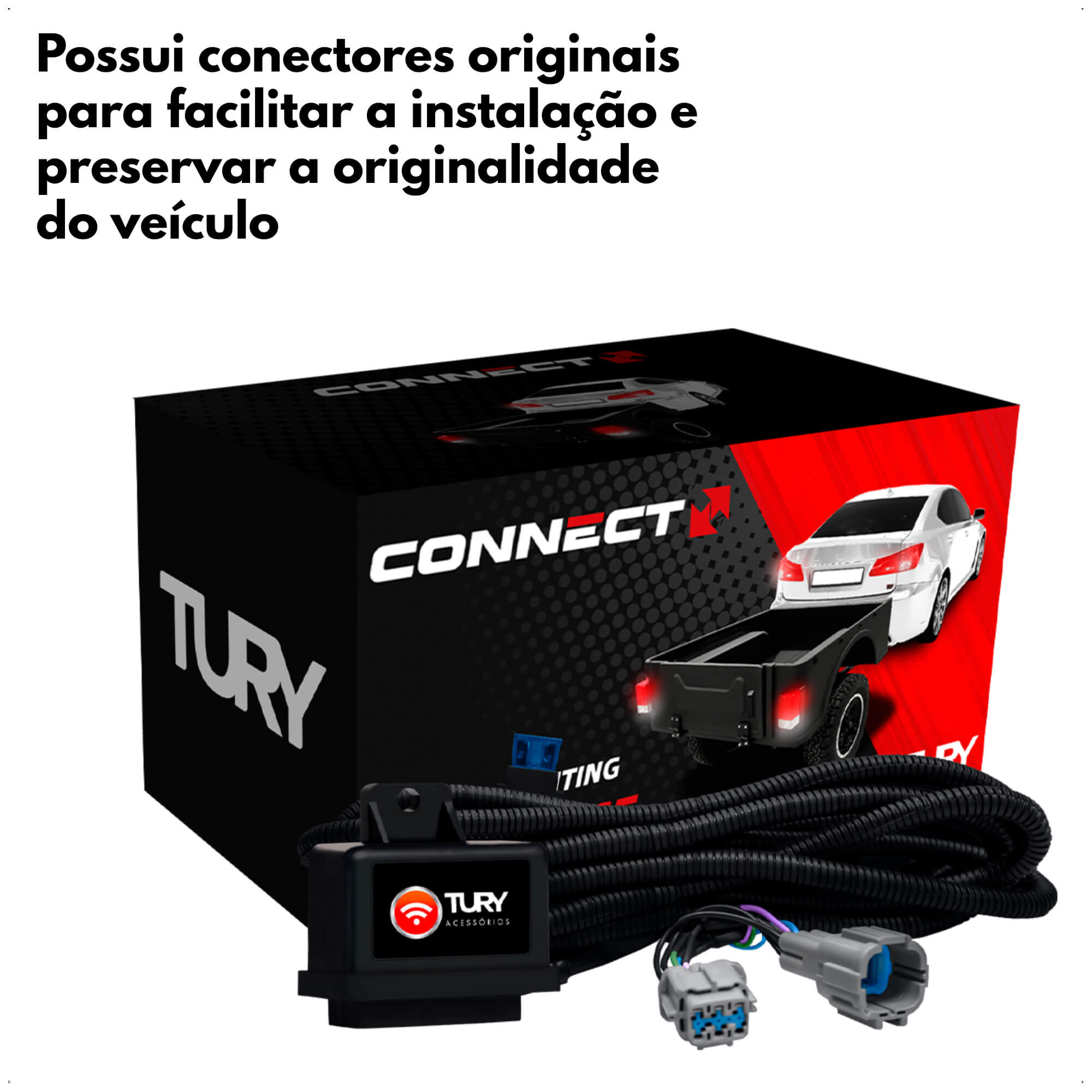 Módulo De Automação dos 4 Vidros Elétricos Ram 2500 2009 até 2020 Tury - PRO4.36LONGP