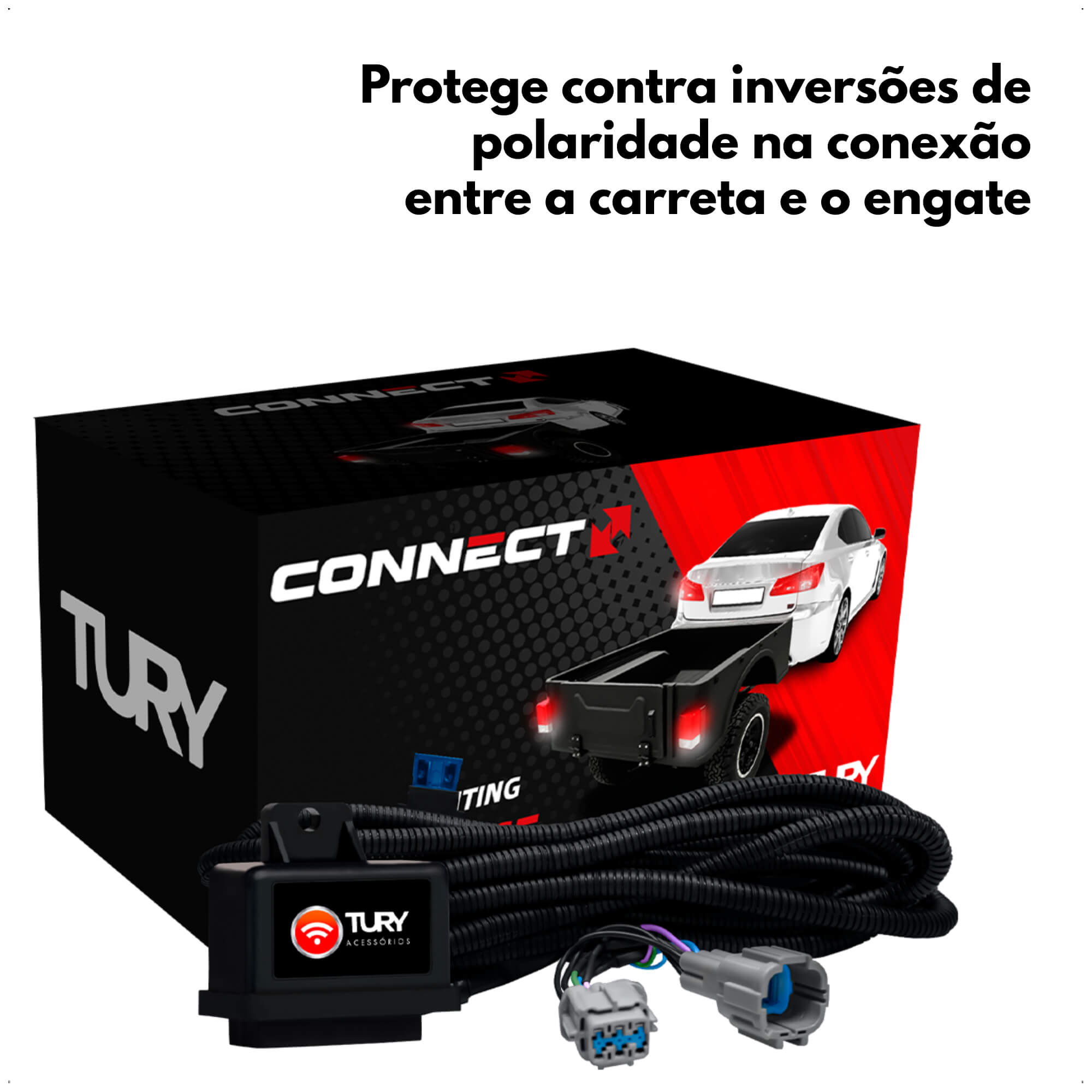 Módulo De Automação dos 4 Vidros Elétricos Ram 2500 2009 até 2020 Tury - PRO4.36LONGP