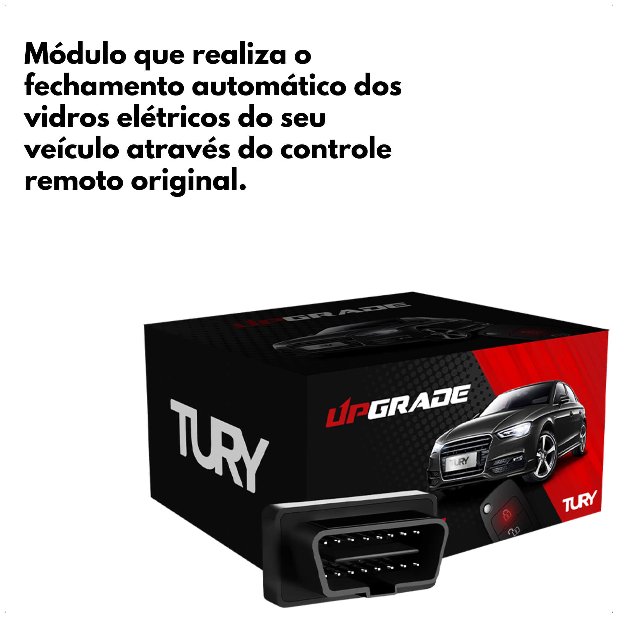 Módulo de Automação de Vidro Elétrico Bronco A partir de 2021 Tury - PRO3.5FG