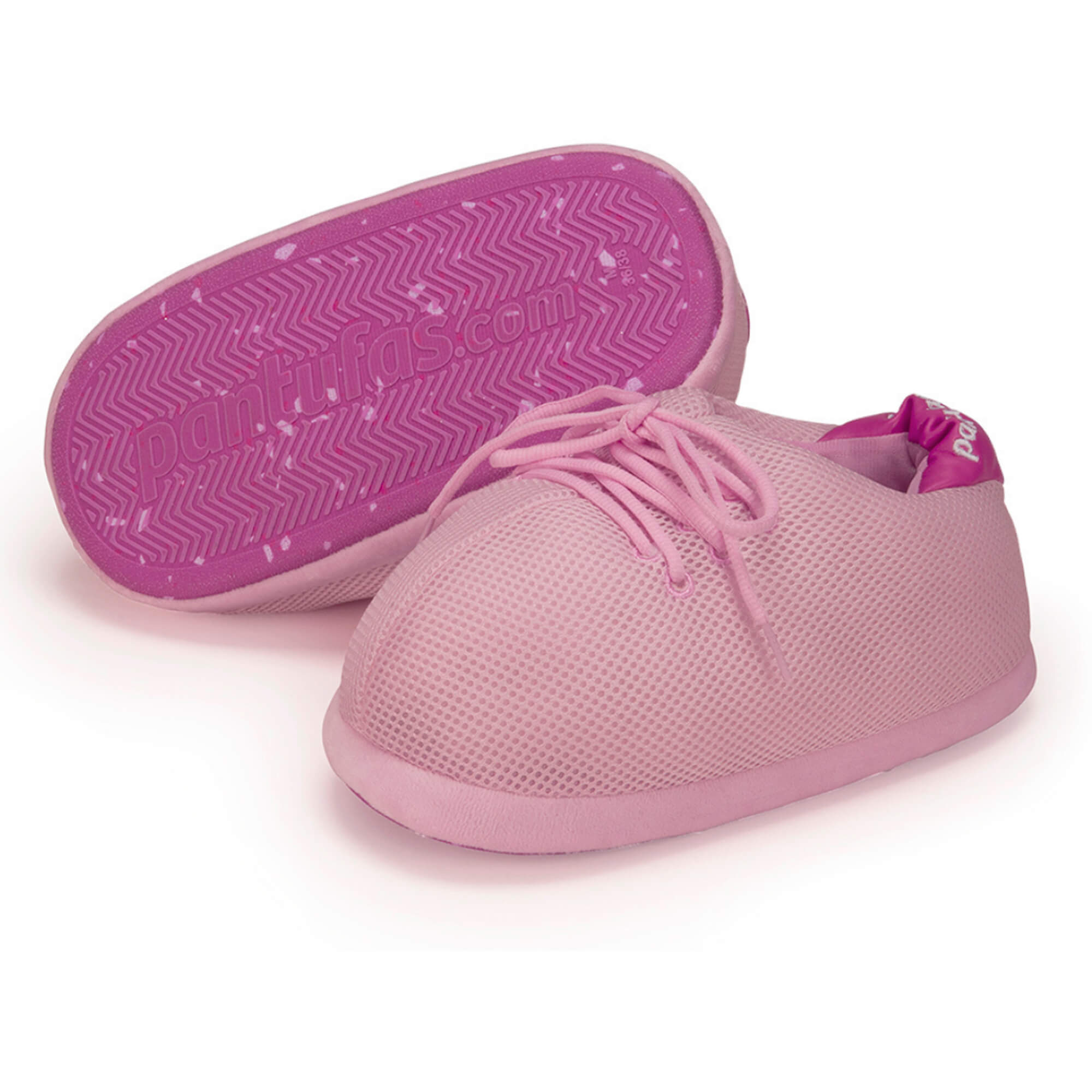Pantufa 3D Tênis de Basquete Rosa Sneaker Net Solado Borracha 36/38 M Importway - IWP3DNET3638