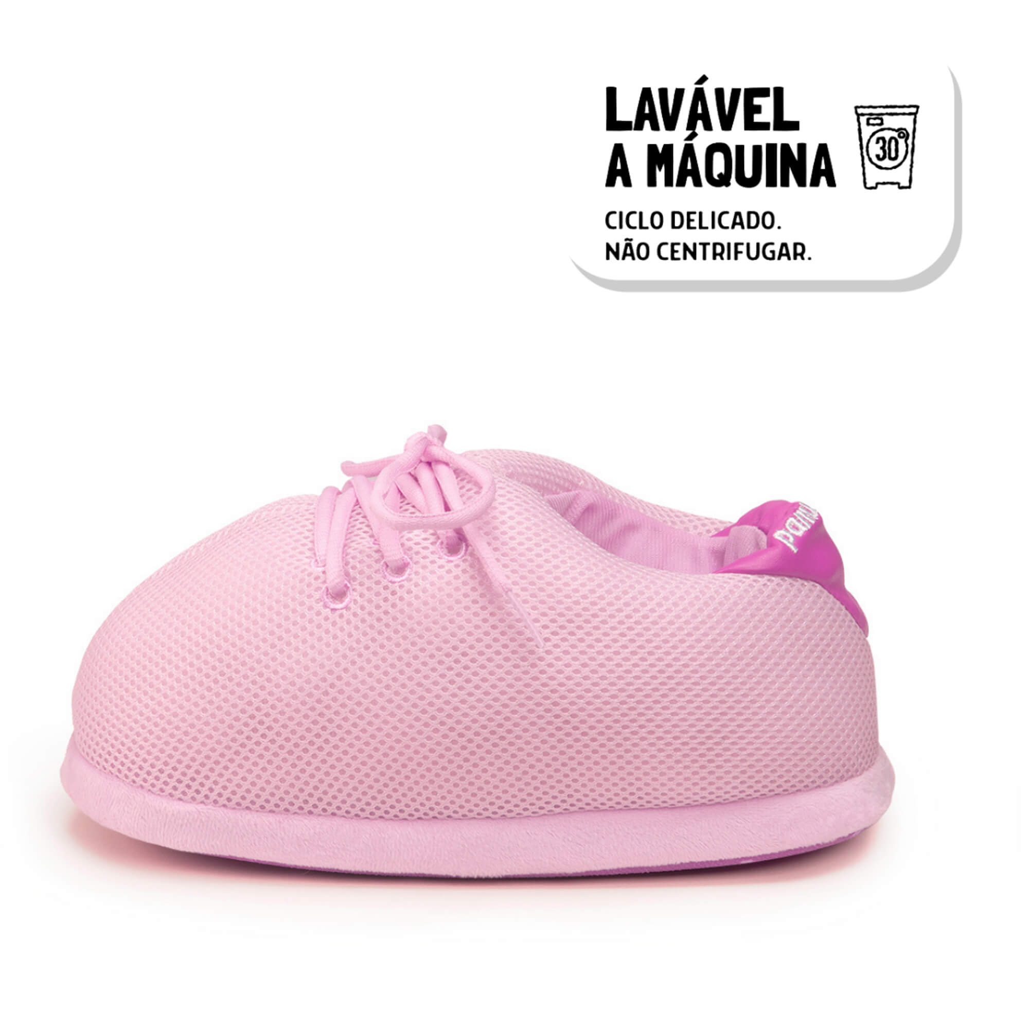 Pantufa 3D Tênis de Basquete Rosa Sneaker Net Solado Borracha 36/38 M Importway - IWP3DNET3638