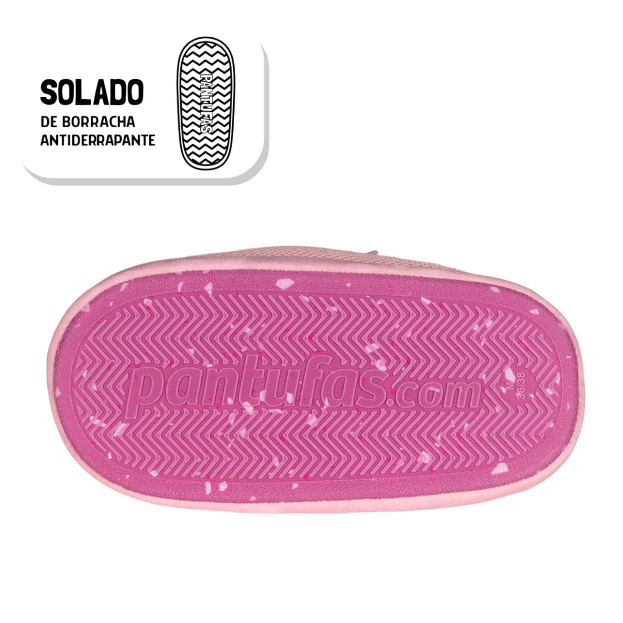Pantufa 3D Tênis de Basquete Rosa Sneaker Net Solado Borracha 36/38 M Importway - IWP3DNET3638