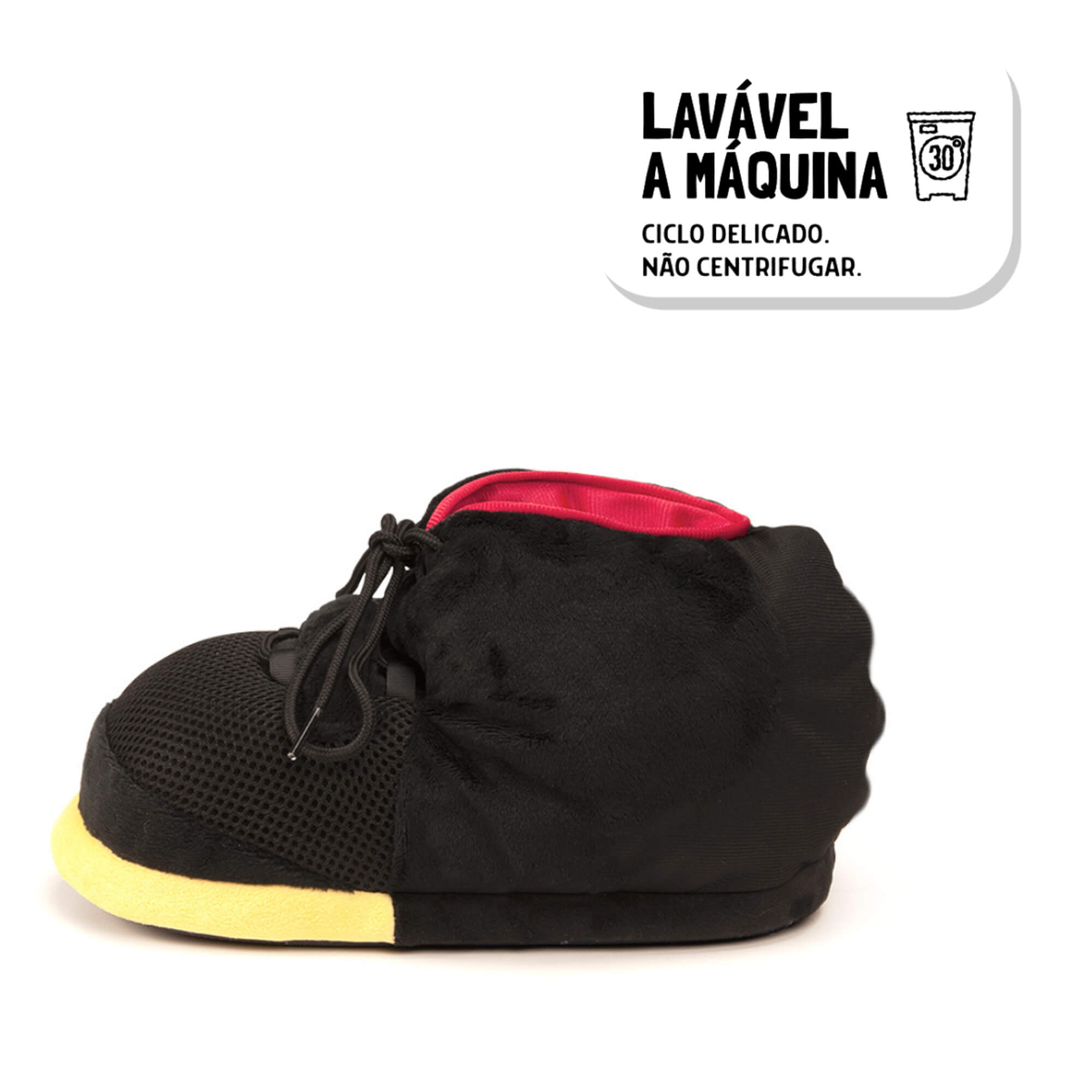 Pantufa 3D Tênis de Basquete Sneaker Net Preto Solado Borracha 39/41 G Importway - IWP3DBPT3941