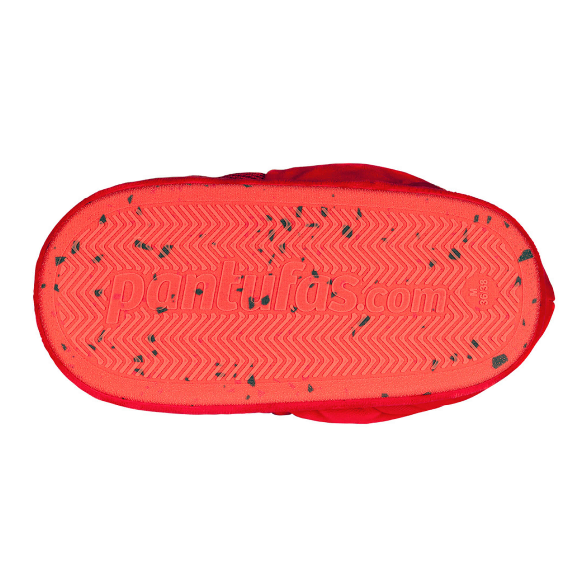 Pantufa 3D Tênis de Basquete Sneaker  Vermelho Solado Borracha 33/35 P Importway IWP3DBVM3335