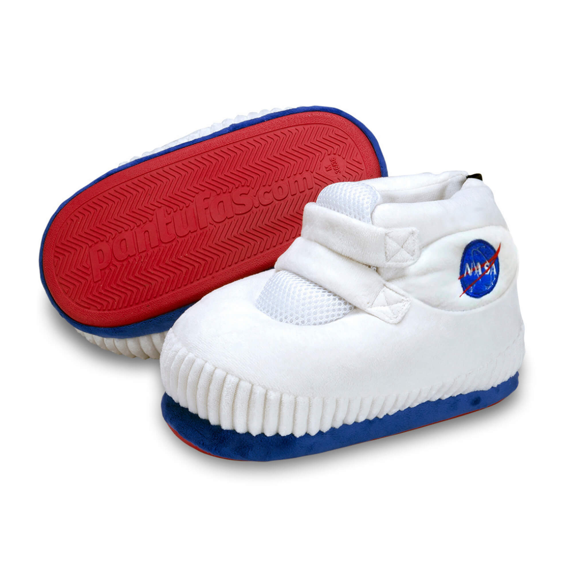Pantufa 3D Tênis de Basquete Astro Sneaker Branco Solado Borracha 33/35 P Importway IWP3DA3335