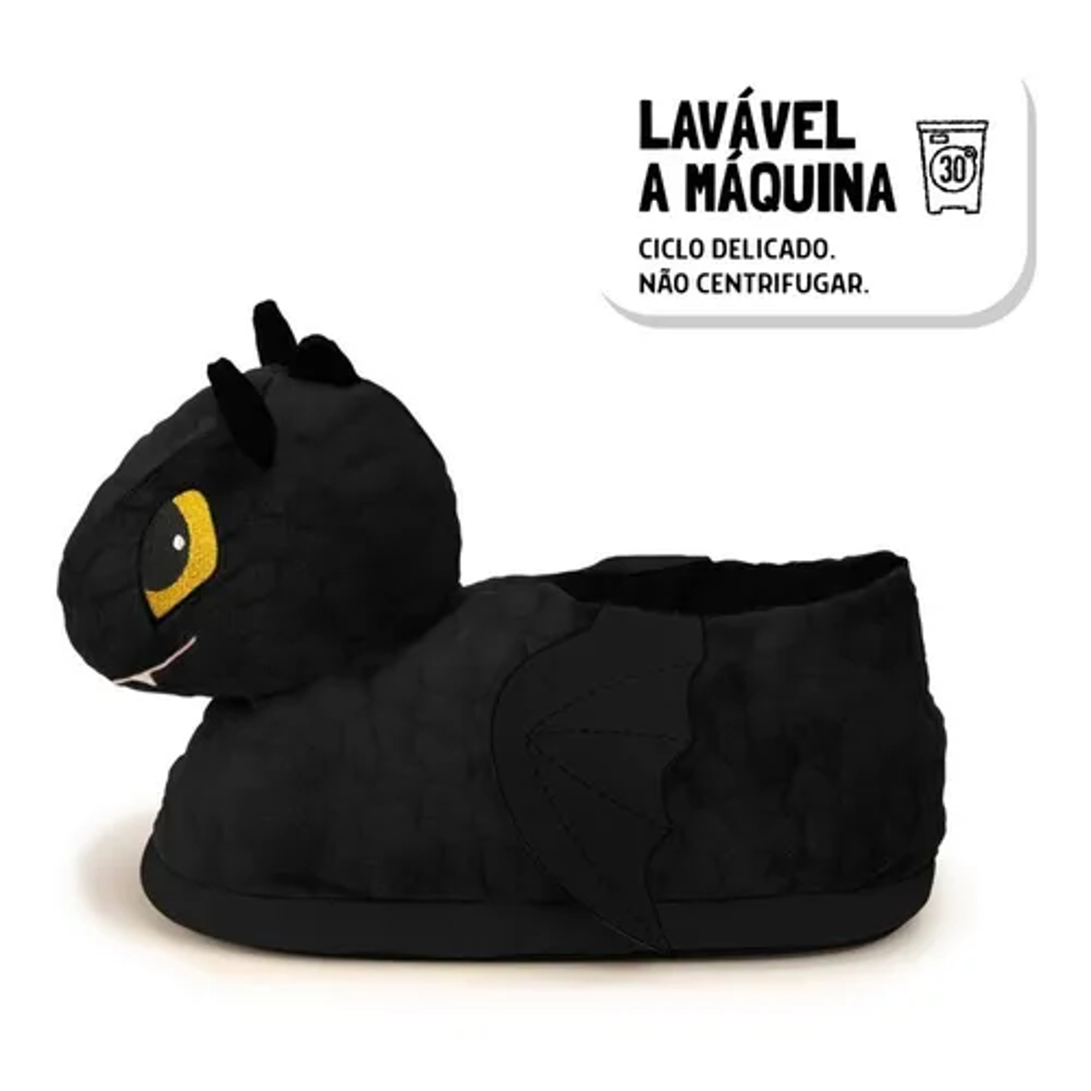Pantufa 3D Dragão Importway Tamanho 42/44 IWP3DD4244