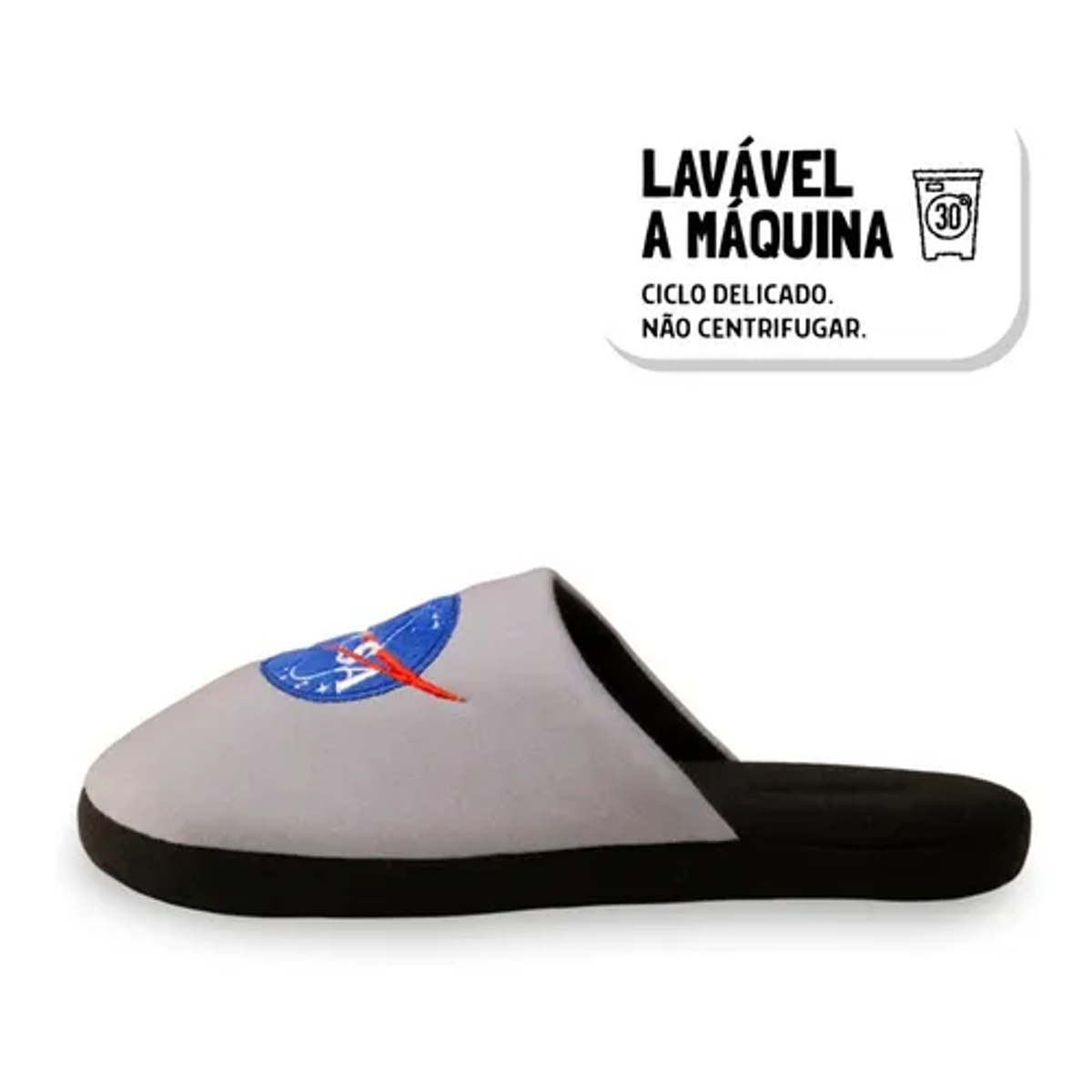 Chinelo Pantufa Astro Cinza Importway Tamanho 38/39 IWPCCZ3839