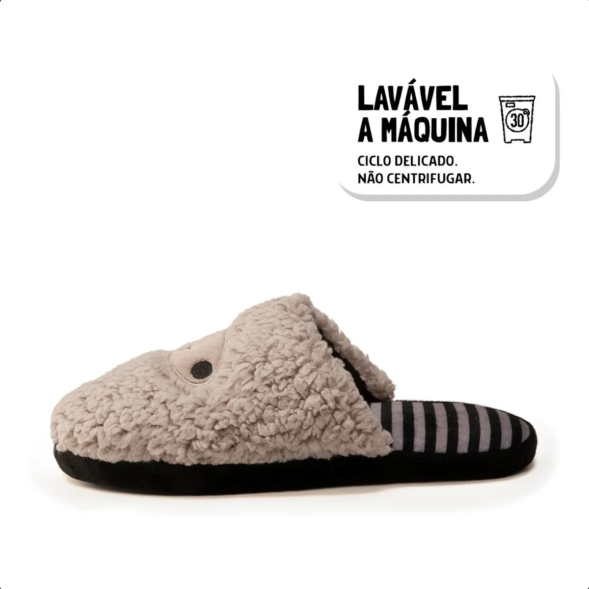 Pantufa Chinelo de Ovelha Importway Tamanho 38/39 IWPO3839