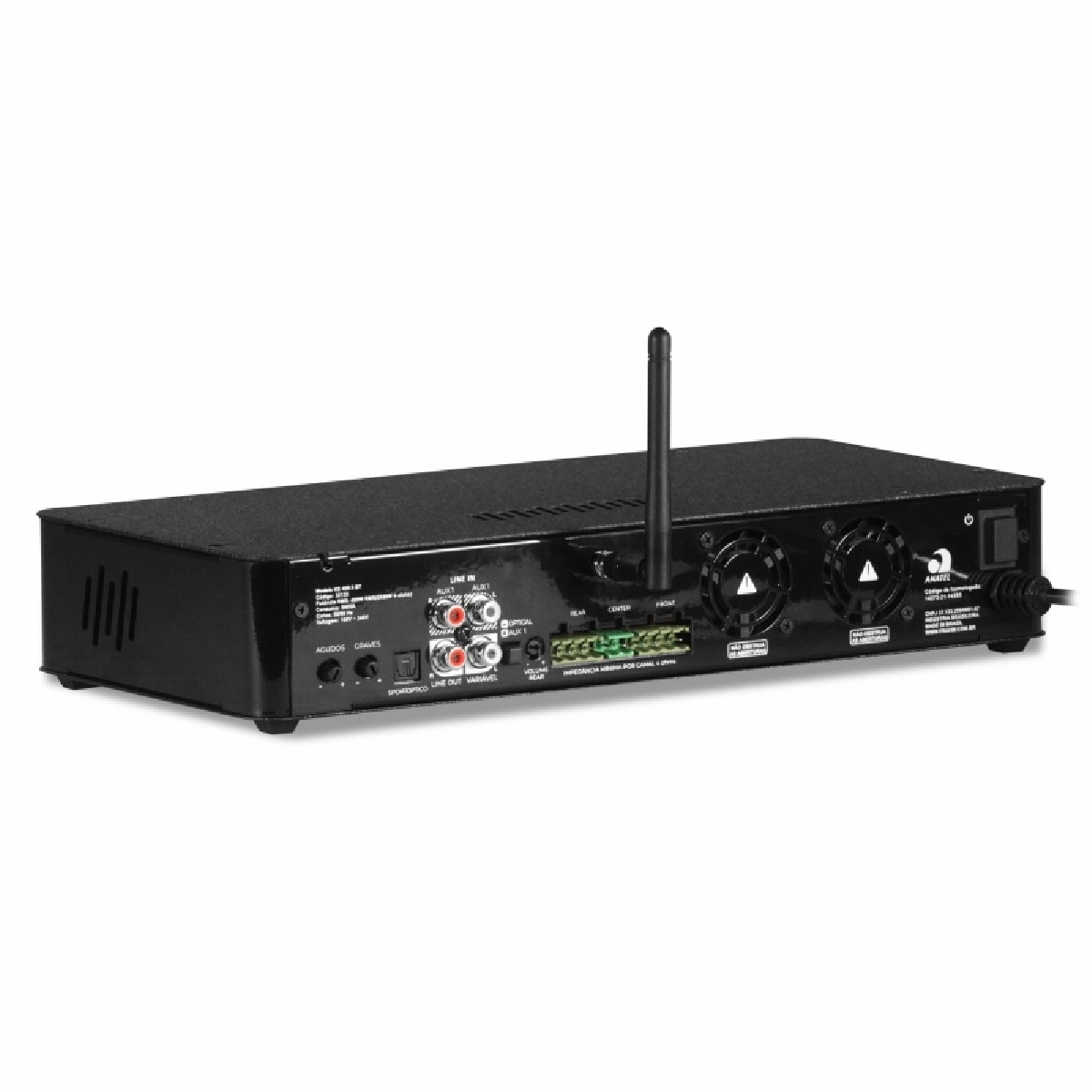 Amplificador Receiver 5 Canais Home Sense HS400.5 BT 400W 4 Ohms D USB, FM, Bluetooth-Frahm 32135