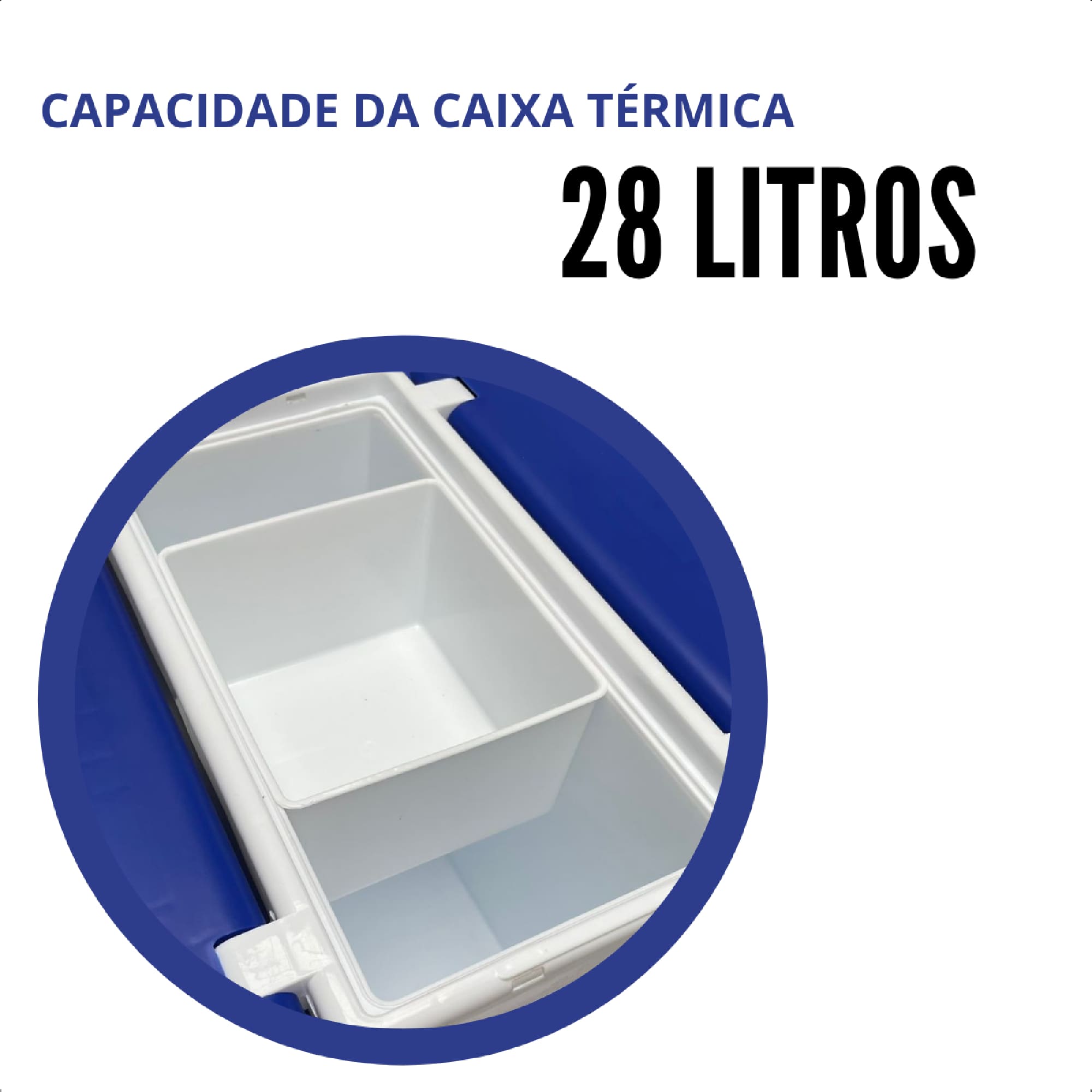 Caixa Térmica 3 em 1 Mesa e Cadeira 28 Litros Polipropileno Com Rodas e alça Importway IWCT3X1