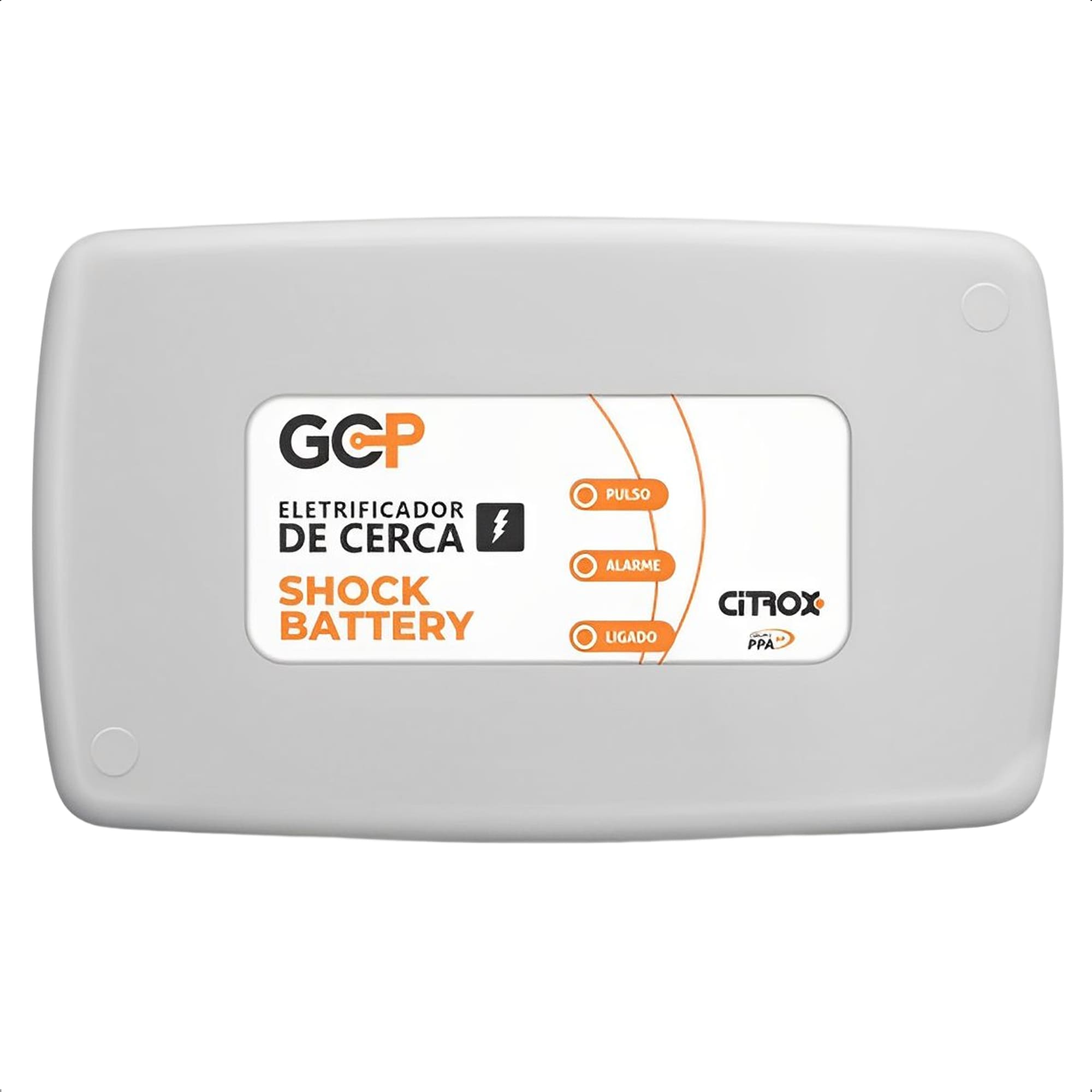 Central Cerca Elétrica Shock Battery 10000V c/ Bateria Li-ion e Sirene Citrox PPA -10767