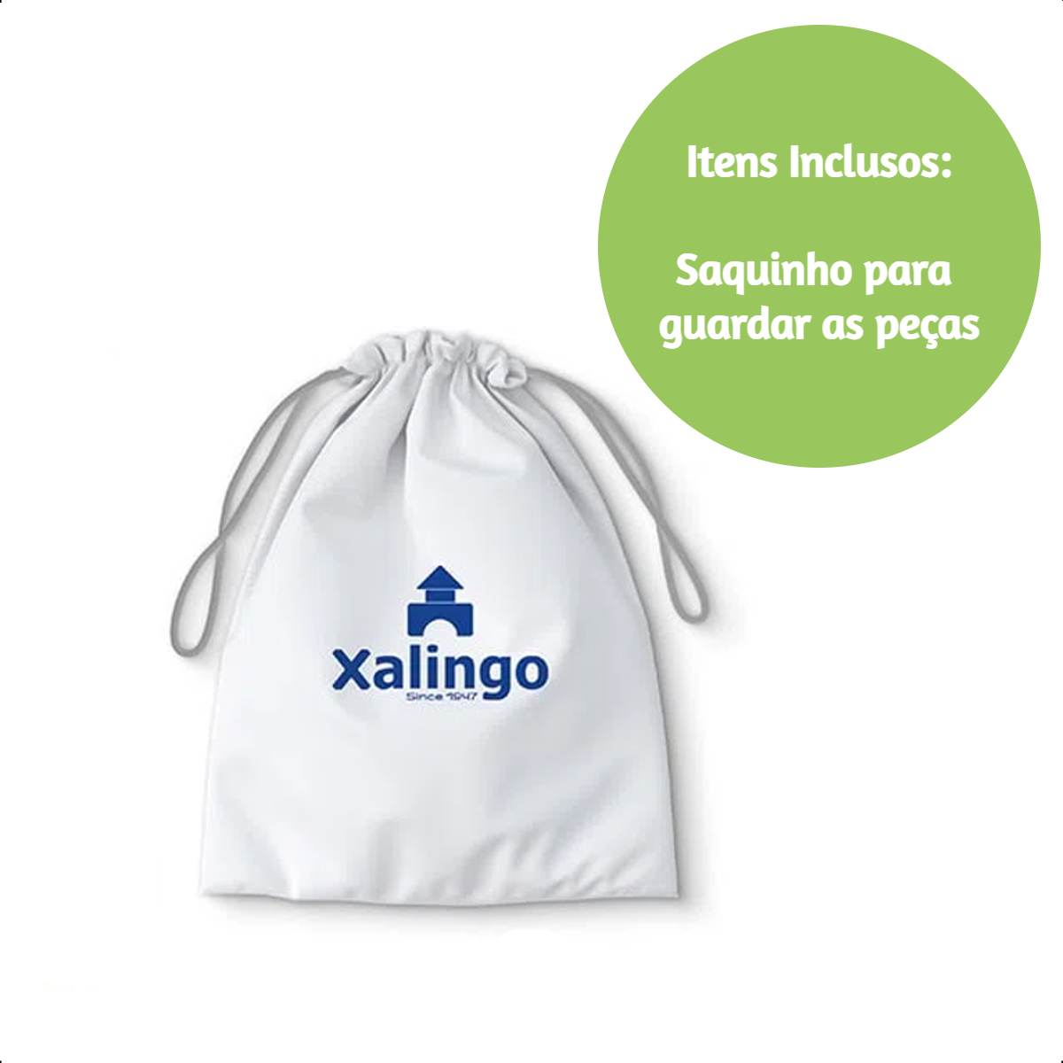 Brinquedo Infantil ABC Montando Palavras TDAH com 72 Peças a Partir de 4 anos Xalingo - 17321