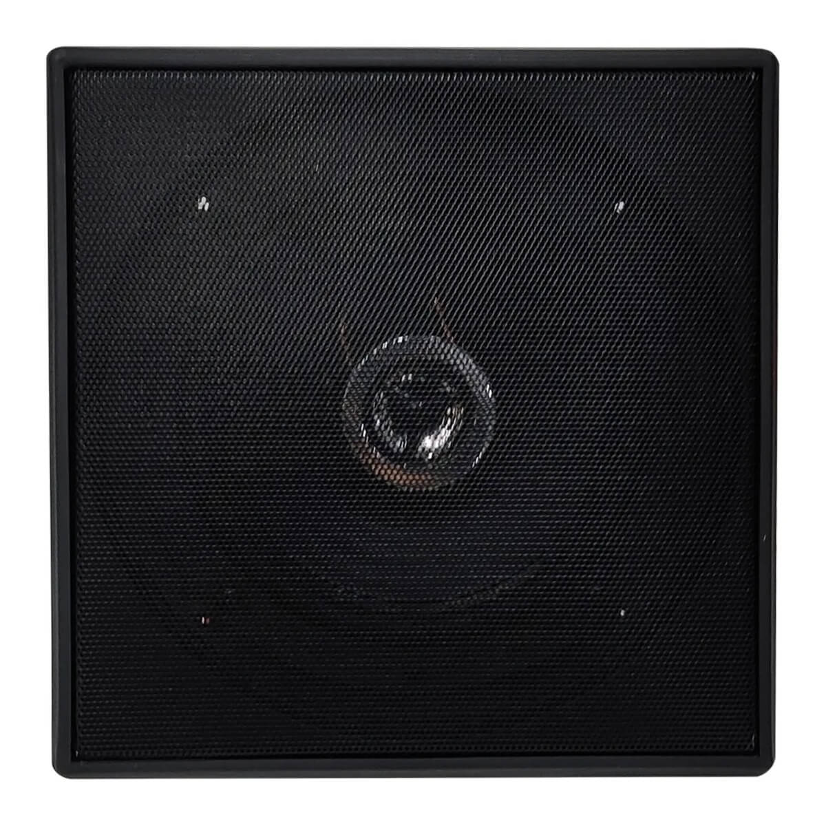 Alto Falante Arandela Quadrada Preta Tweeter 70W Som Ambiente para Teto 86Db -Leson 2LS078AQP (Unidade)
