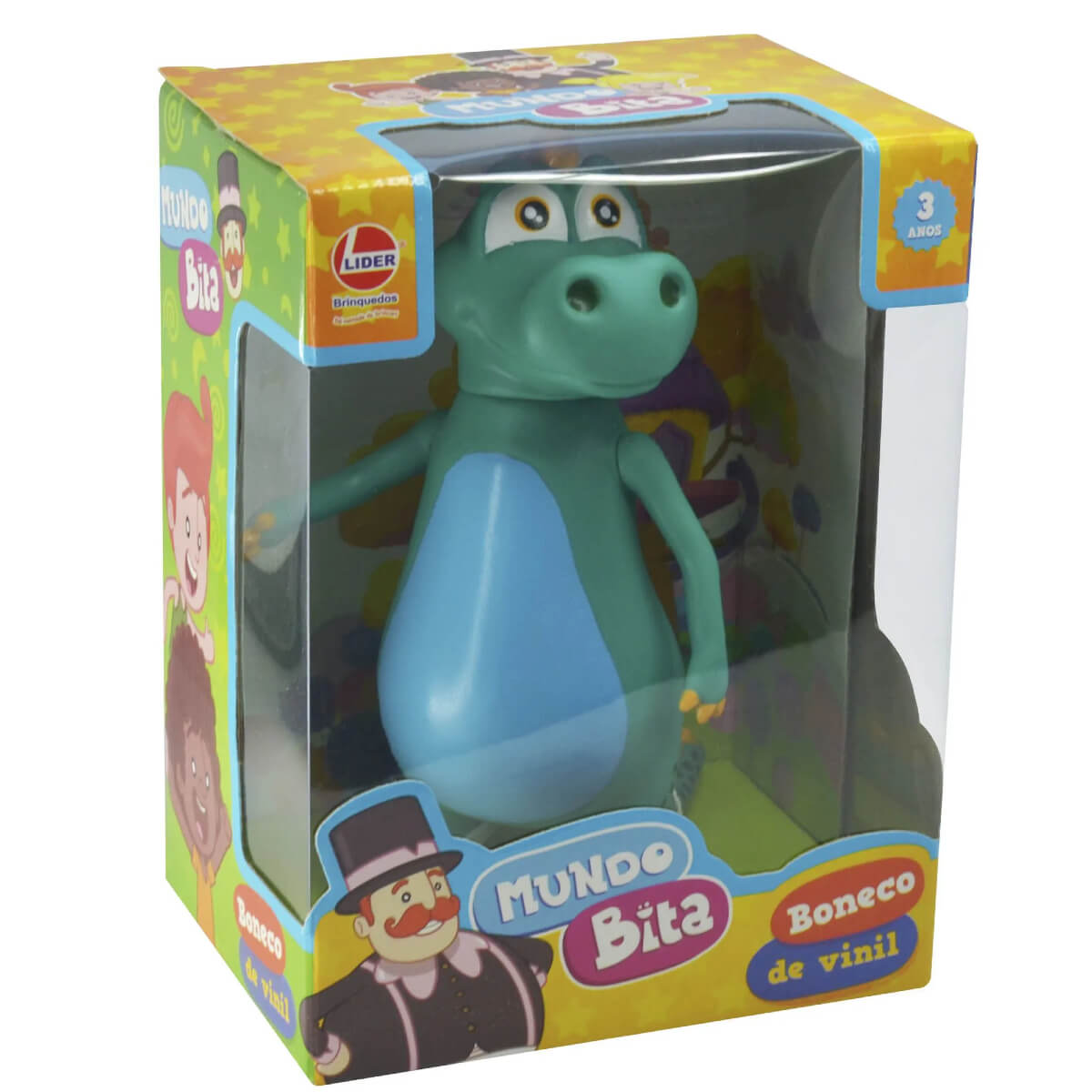 Boneco Articulado de Vinil Dino Argo Mundo Bita Líder 2975